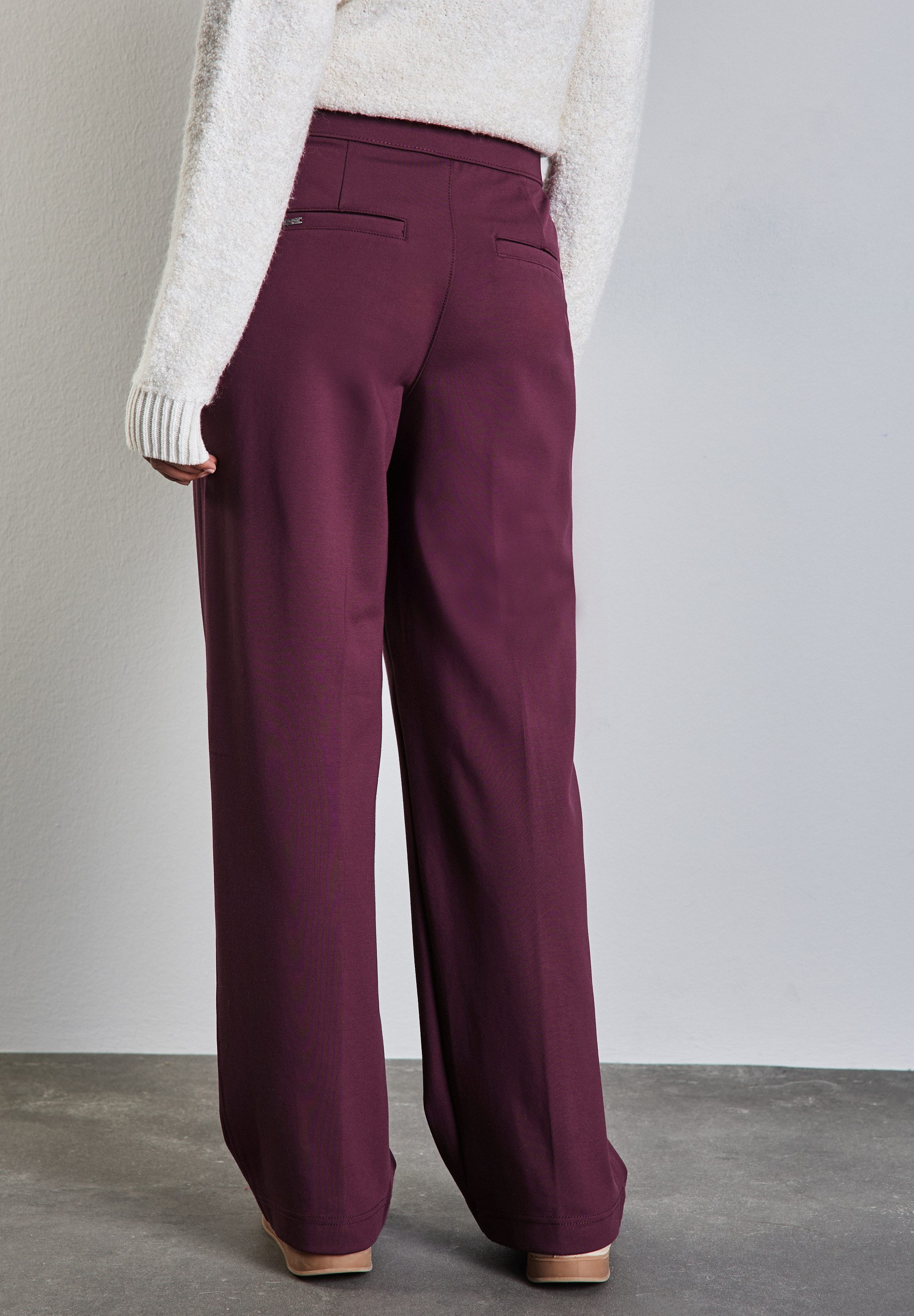 STREET ONE Stoffhose mit Knopfdetail am günstig online kaufen