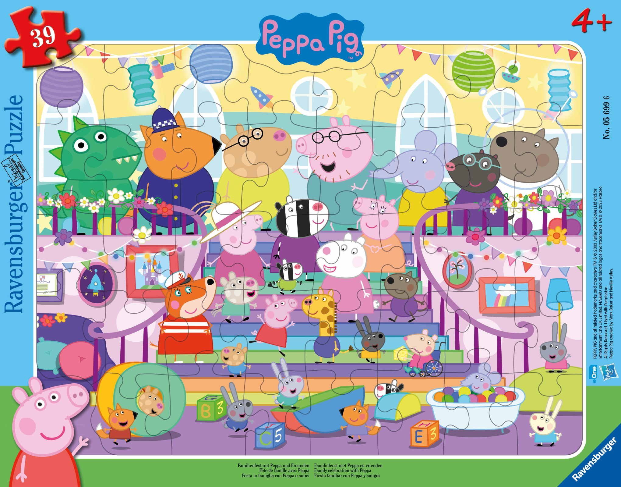 Ravensburger Puzzle 39 Teile Kinder Rahmen Puzzle Peppa Pig Familienfest Fr günstig online kaufen