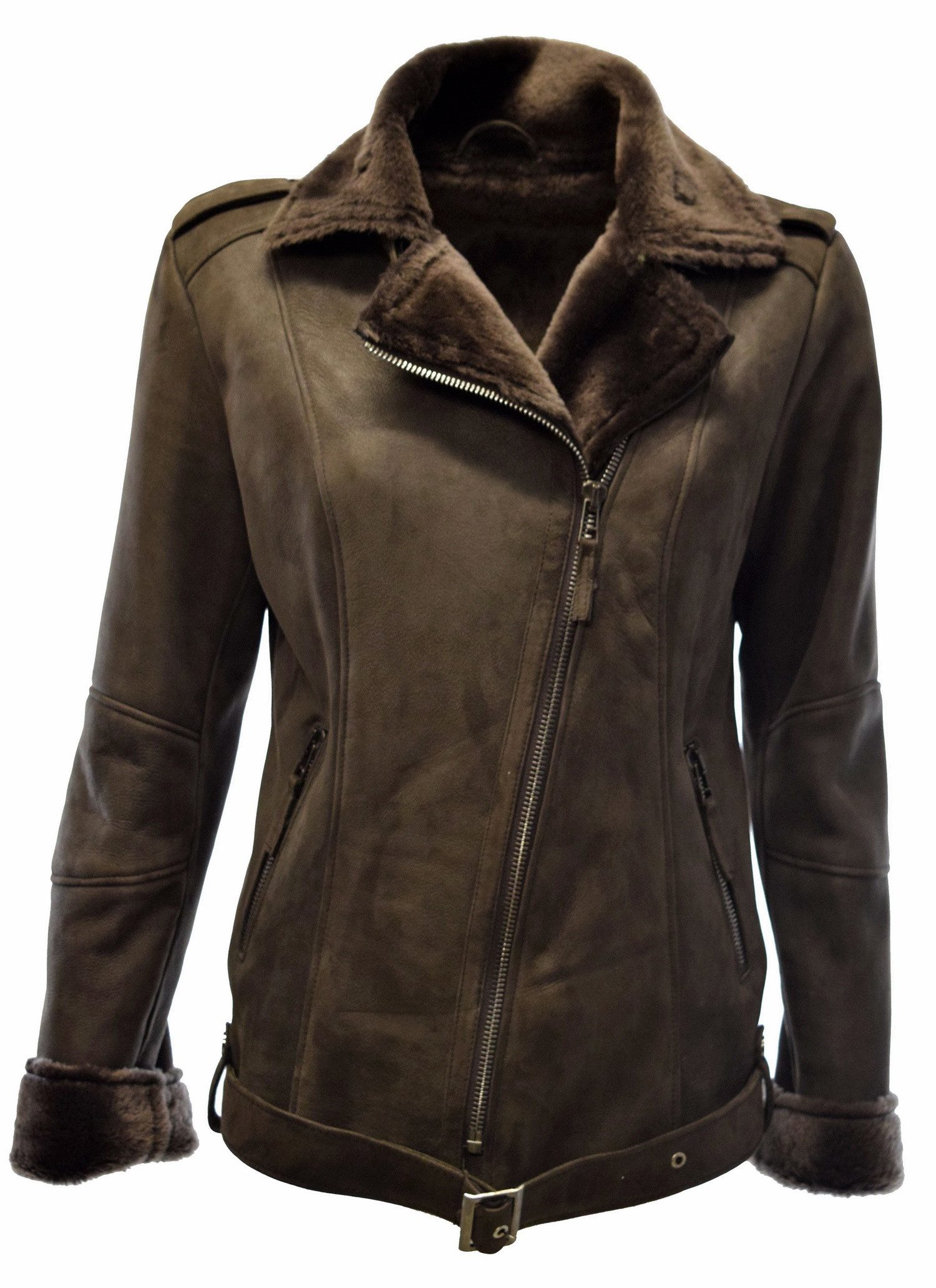 Zimmert Leather Lederjacke Carla Designer, Schwarz,Braun, günstig online kaufen