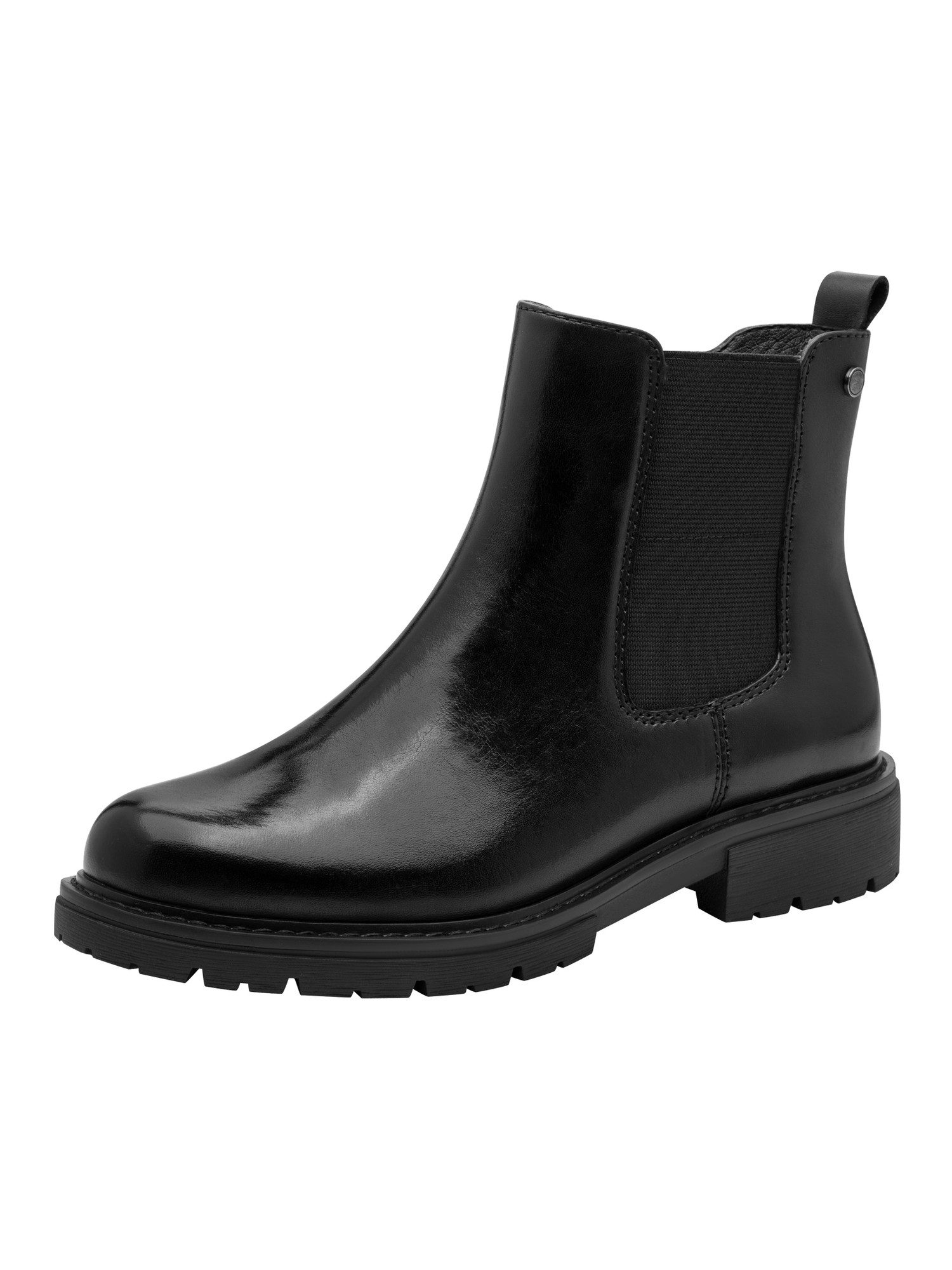 Mehrweite aus Leder kein Absatz 8-25700-45 Chelseaboots