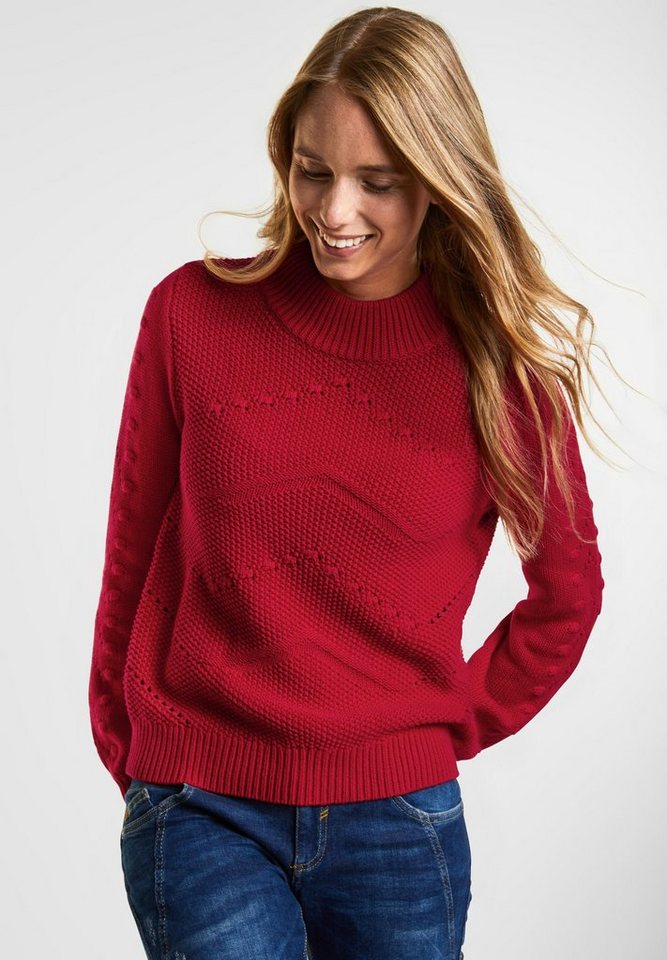 STREET ONE Stehkragenpullover STREET ONE Stehkragenpullover