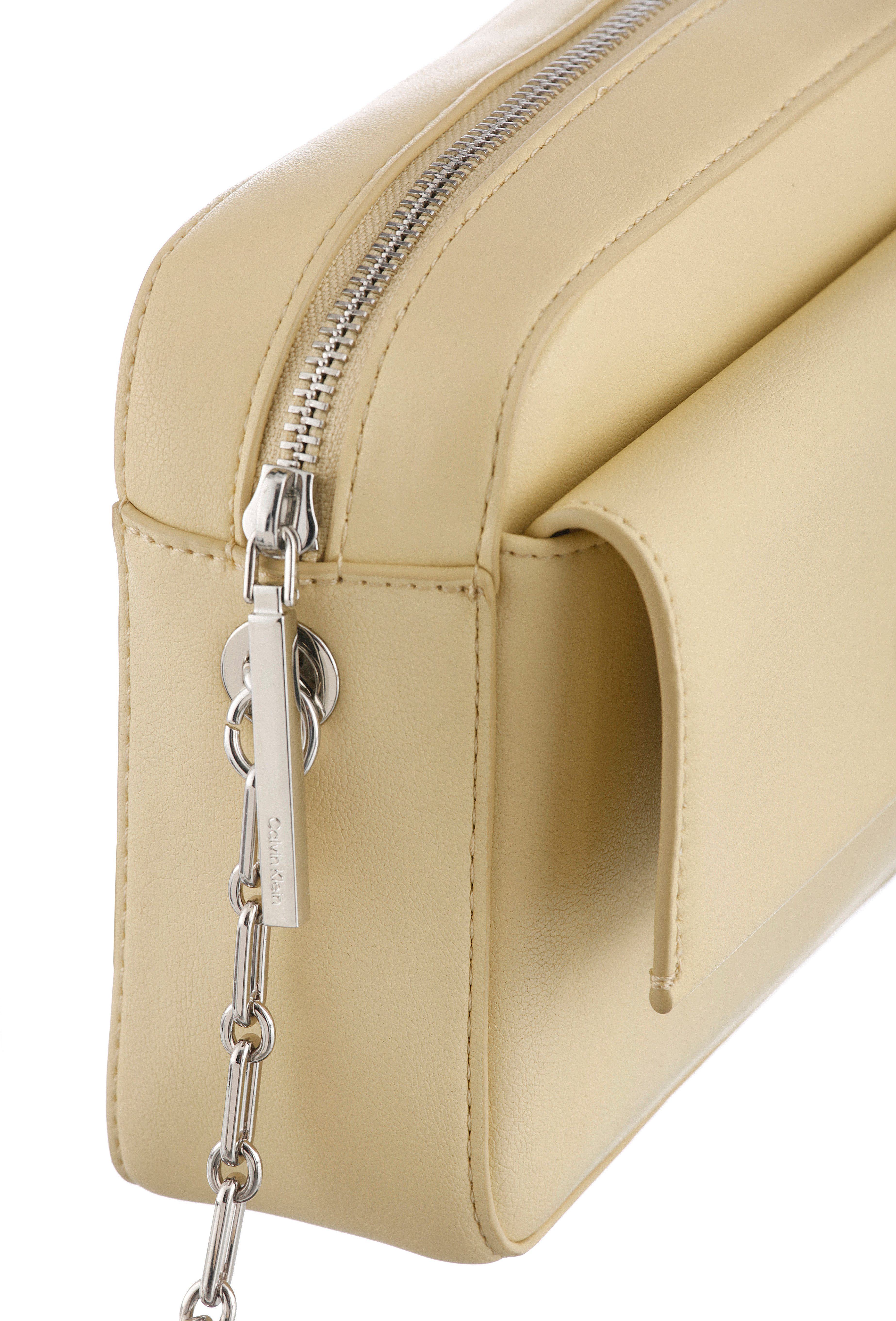 Calvin Klein Mini Bag CK RE-LOCK POCKET CAMERA BAG, kleine Umhängetasche, Damen Schultertasche mit Zierkette
