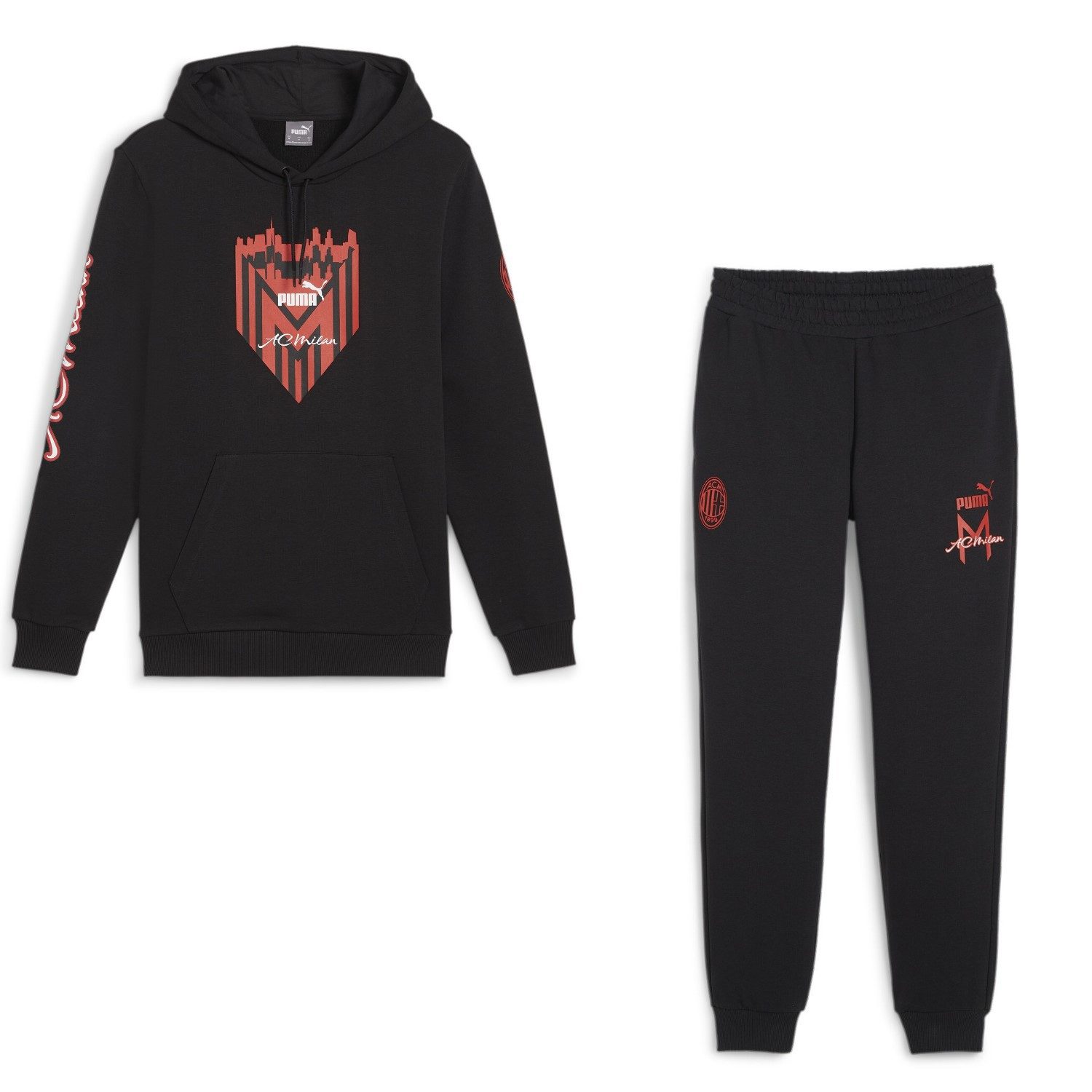 PUMA Trainingsanzug AC Mailand Milan Fanartikel Trainingsanzug