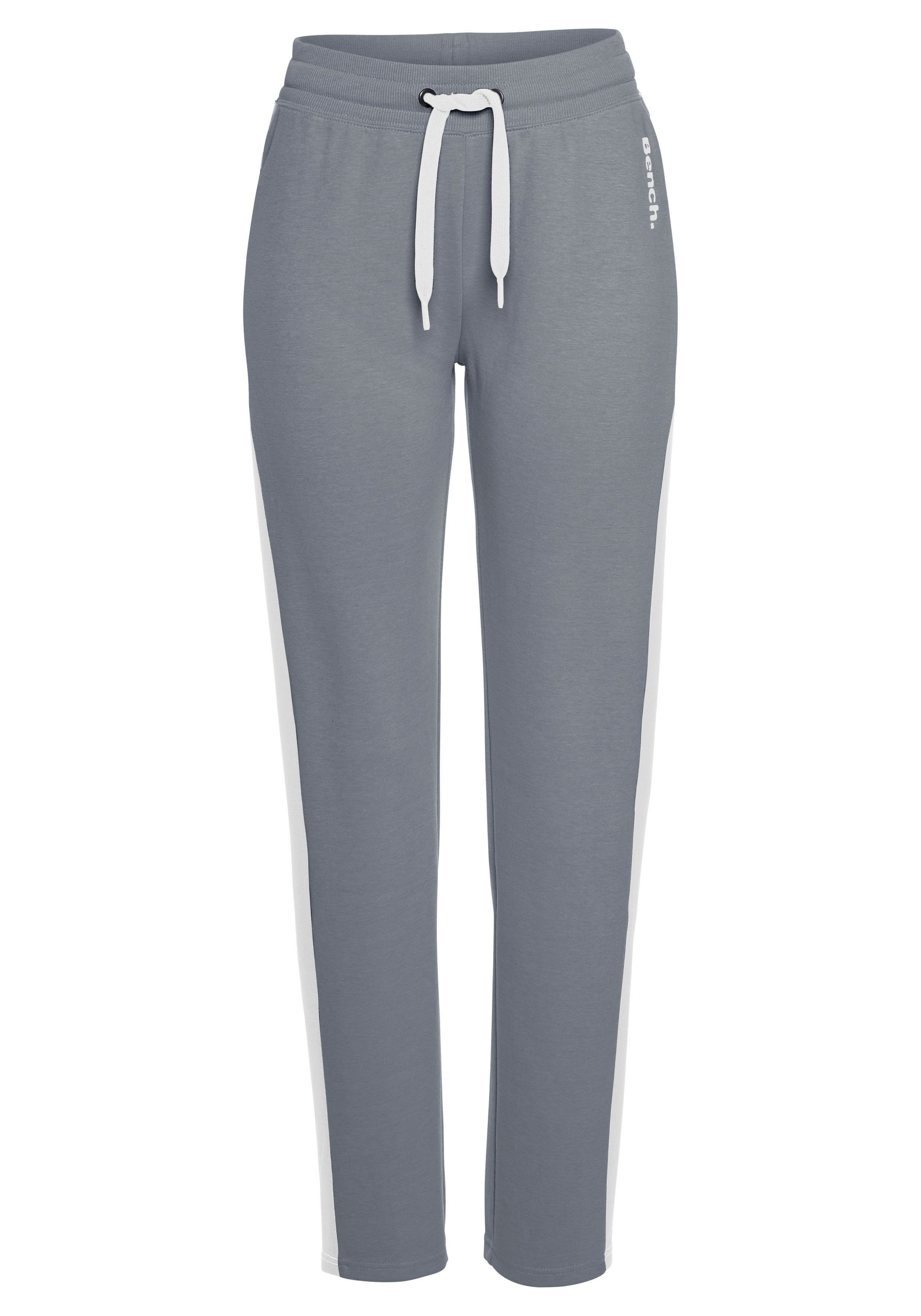 Bench. Loungewear Loungehose mit Seitenstreifen und geradem Bein, Loungewear