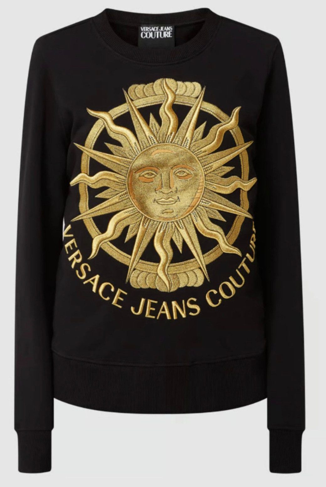 Versace Jeans Couture Sweatshirt Sweatshirt Pullover Logo Hodie Stickerei Sweater Pulli