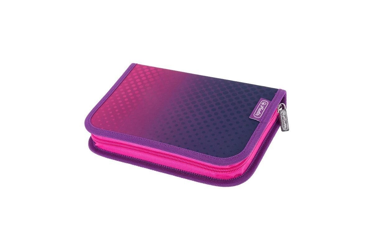 Herlitz Federmäppchen Herlitz Schüleretui 31 teilig Dip Dye pink/lila