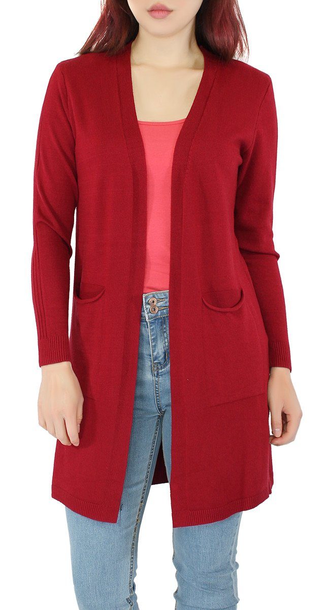 dy_mode Cardigan Damen Strickjacke Langarm Strick günstig online kaufen