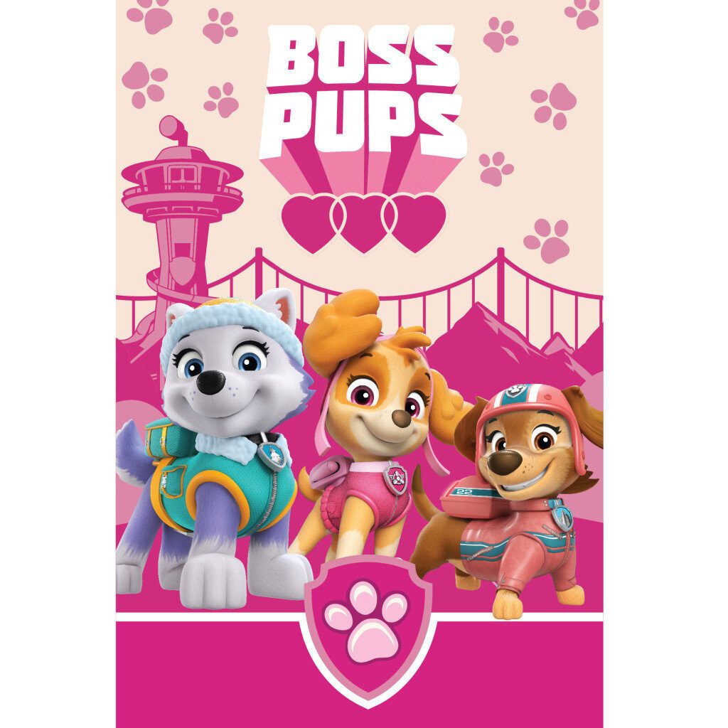Wohndecke Paw Patrol Boss Pups Fleecedecke günstig online kaufen