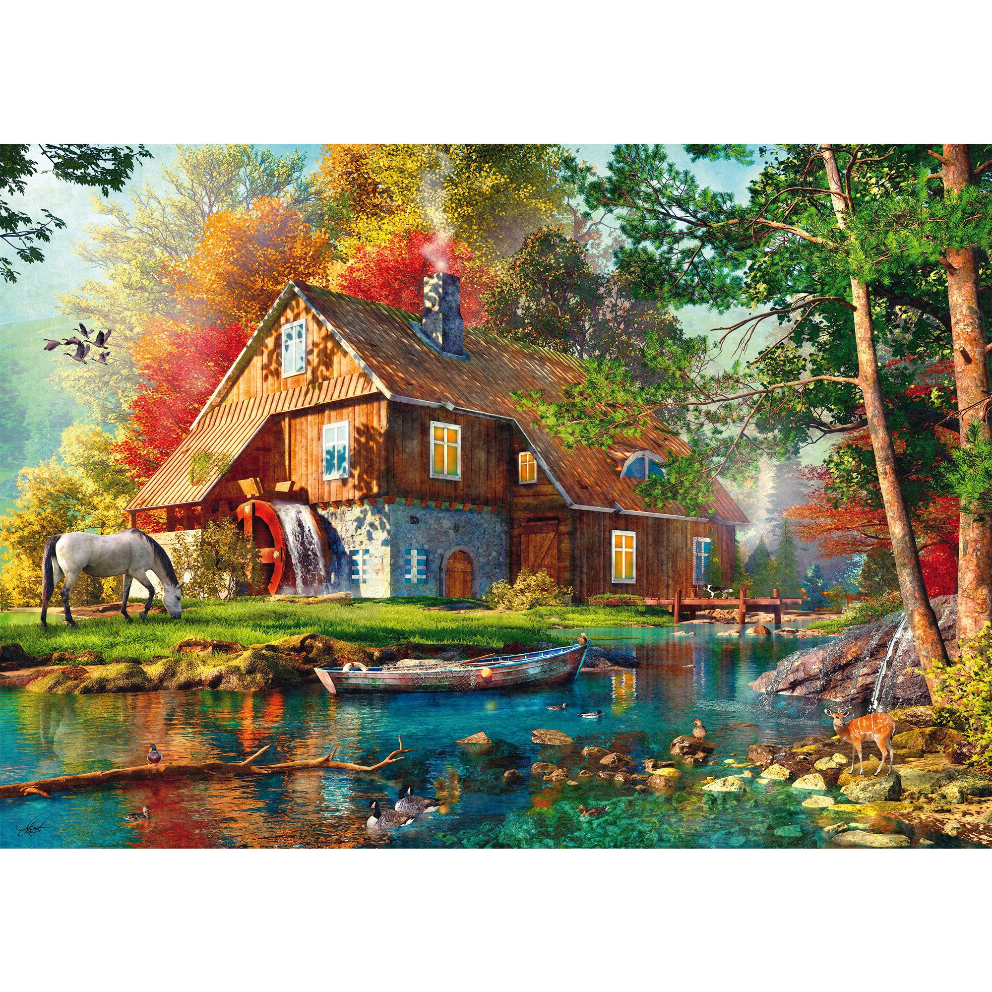 Schmidt Spiele Puzzle Schmidt Spiele Wassermühle günstig online kaufen