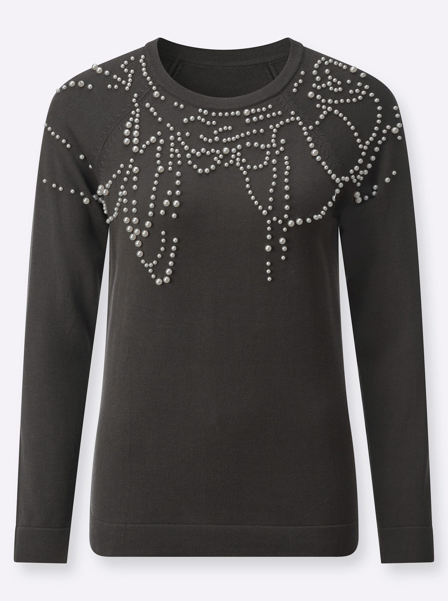 Strickpullover Modal-Baumwoll-Pullover Langarm Jersey