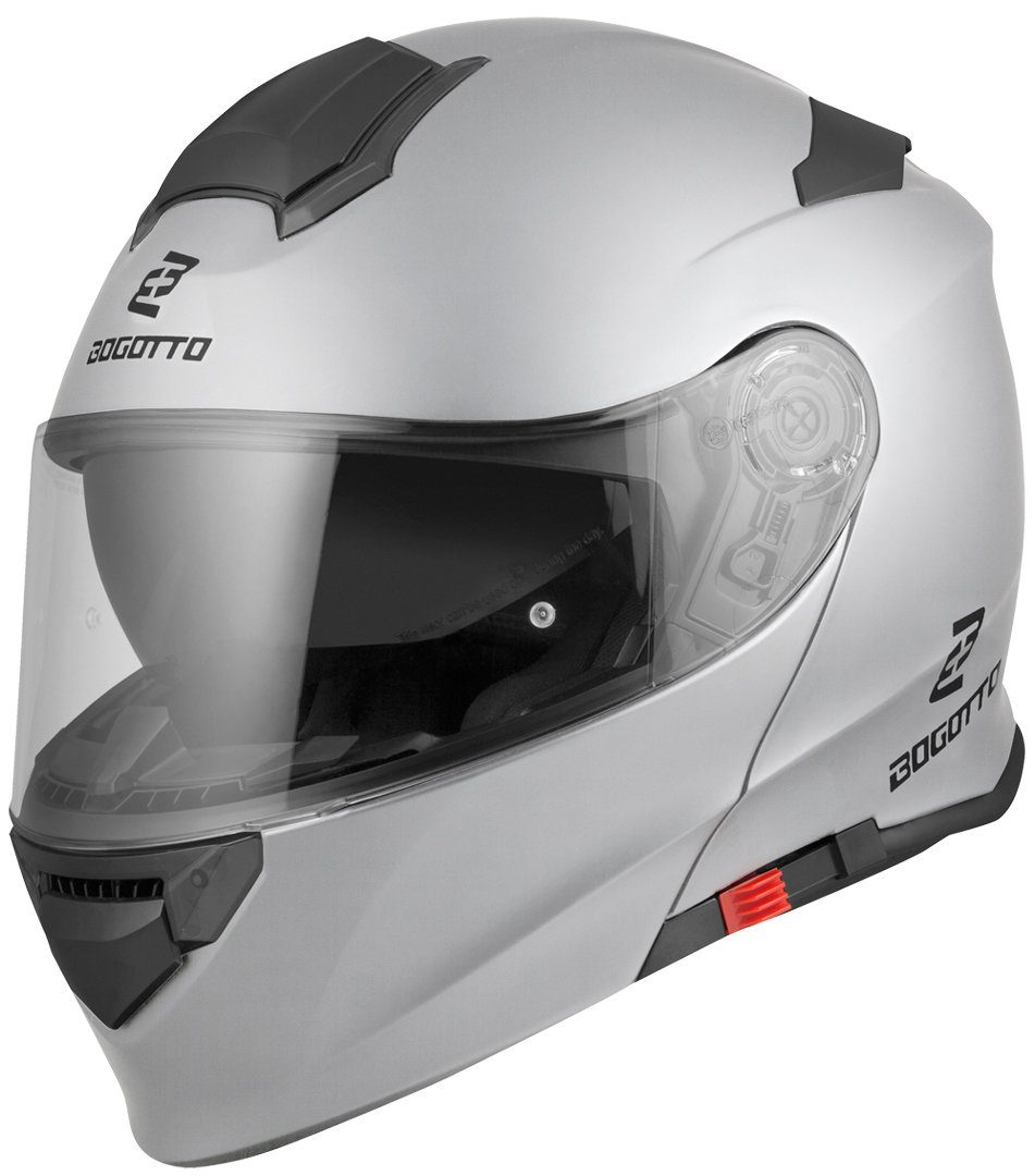 Bogotto Motorradhelm V271 Motorrad Klapphelm, Integriertes Sonnenvisier