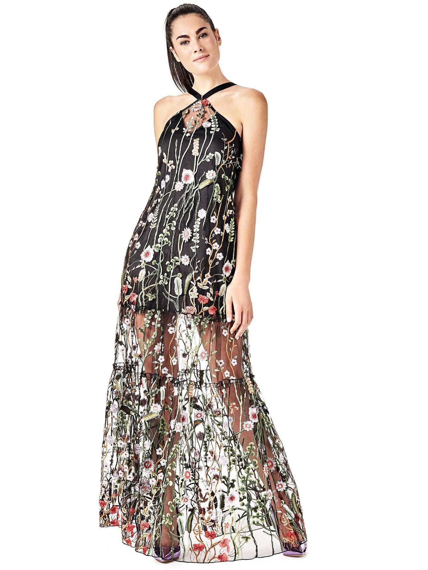 guess maxikleid floral