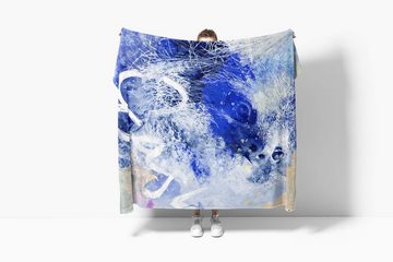 Sinus Art Handtücher Handtuch Strandhandtuch Saunatuch Kuscheldecke SplashArt Tier Serie Kunstvoll Faultier Mo, Baumwolle-Polyester-Mix (1-St), Handtuch