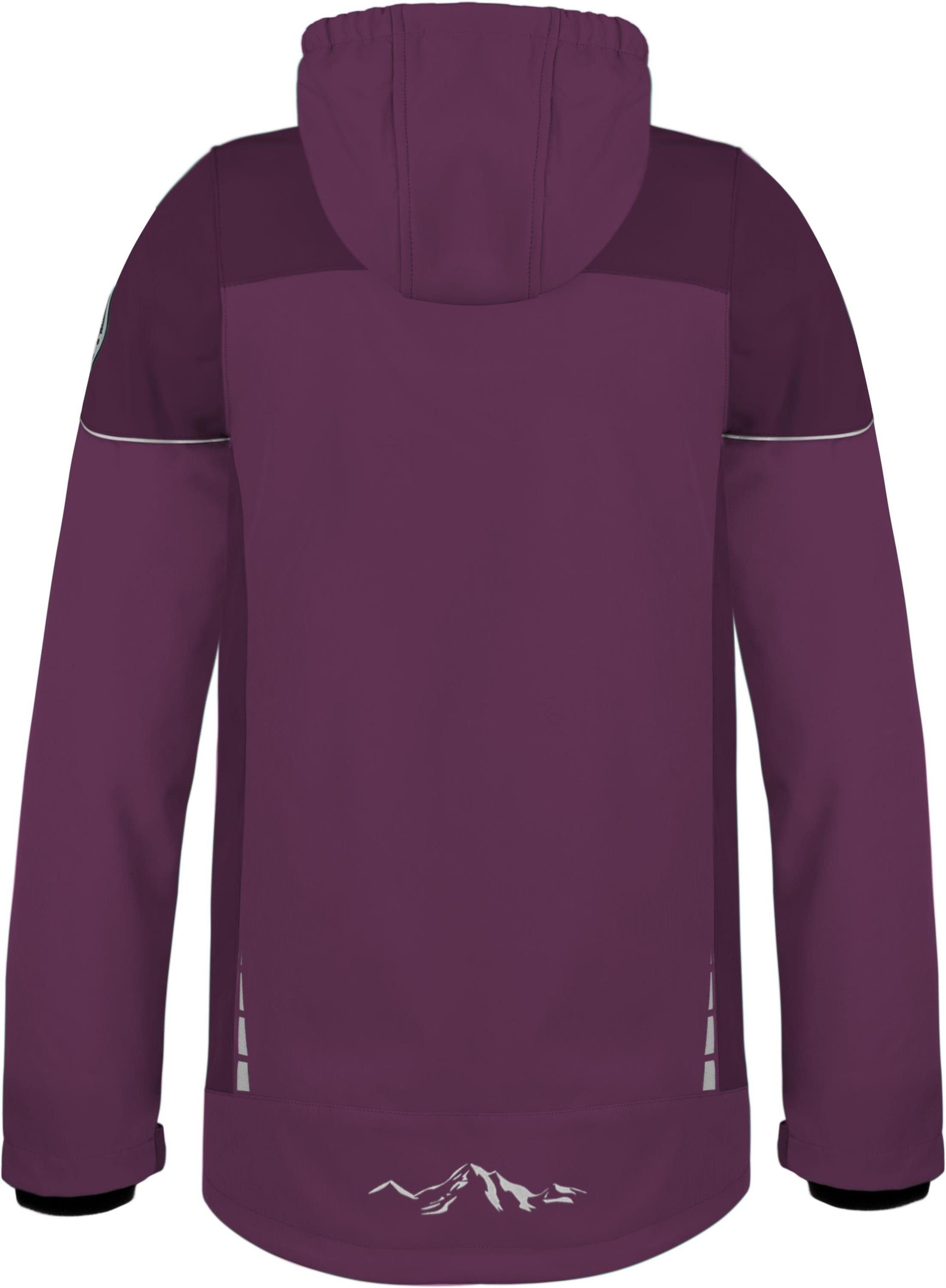 normani Regenjacke Kinder Softshelljacke Galway Wasserdichte Winterjacke Regenjacke mit Fleecefutter Kinderjacke – Bild 3 von 4
