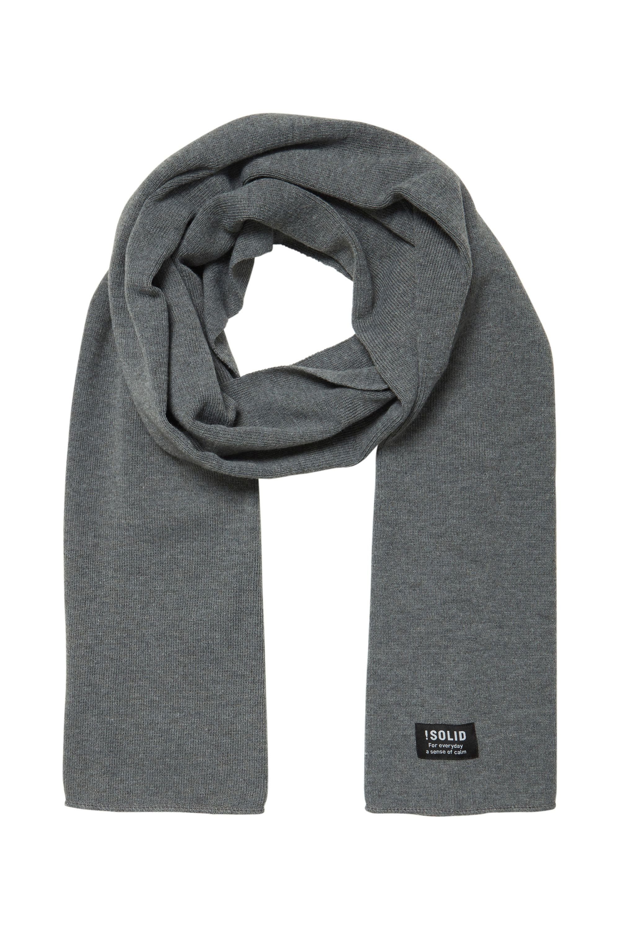 !Solid Strickschal SDIrwon Gray Melange (1840051)