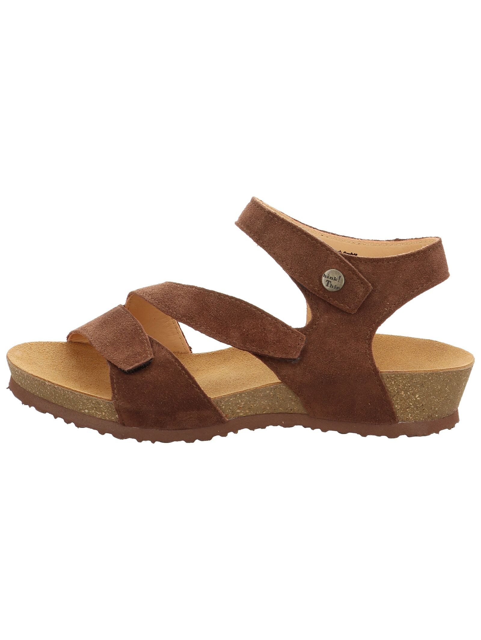 Think! Think! Sandalen Veloursleder Riemchensandale