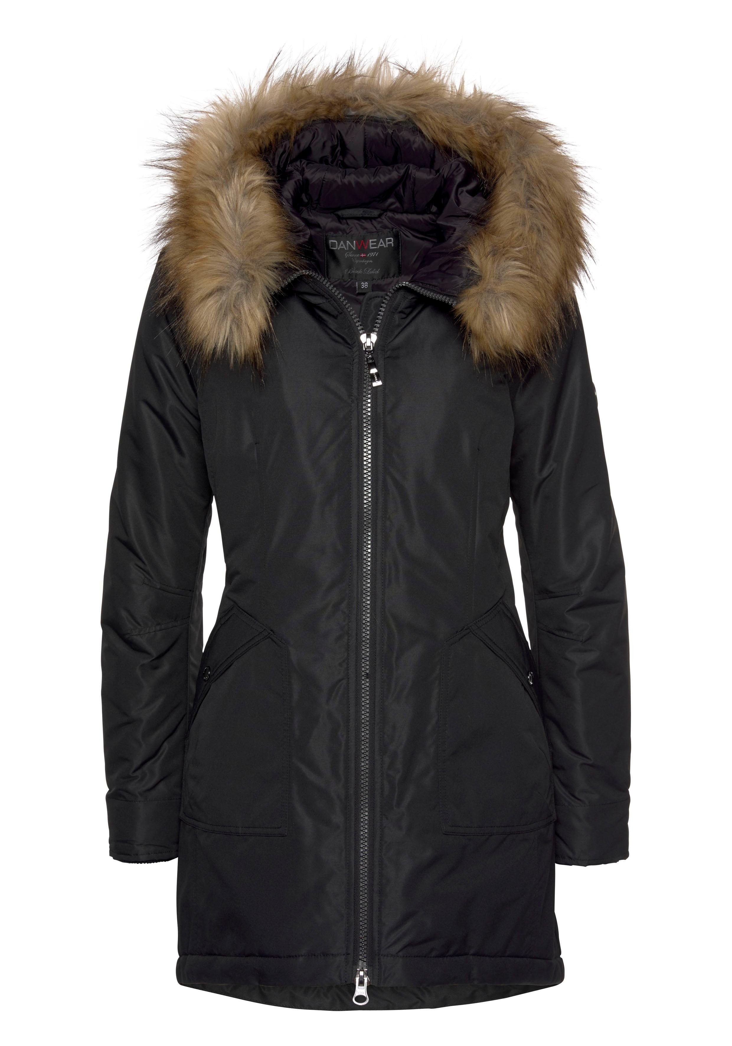 DANWEAR Black Label Winterjacke warm gefüttert, mit breitem Pelzimitat an Kapuze online kaufen | OTTO DANWEAR Black Label Winterjacke warm gefüttert, mit breitem Pelzimitat an Kapuze online kaufen | OTTO