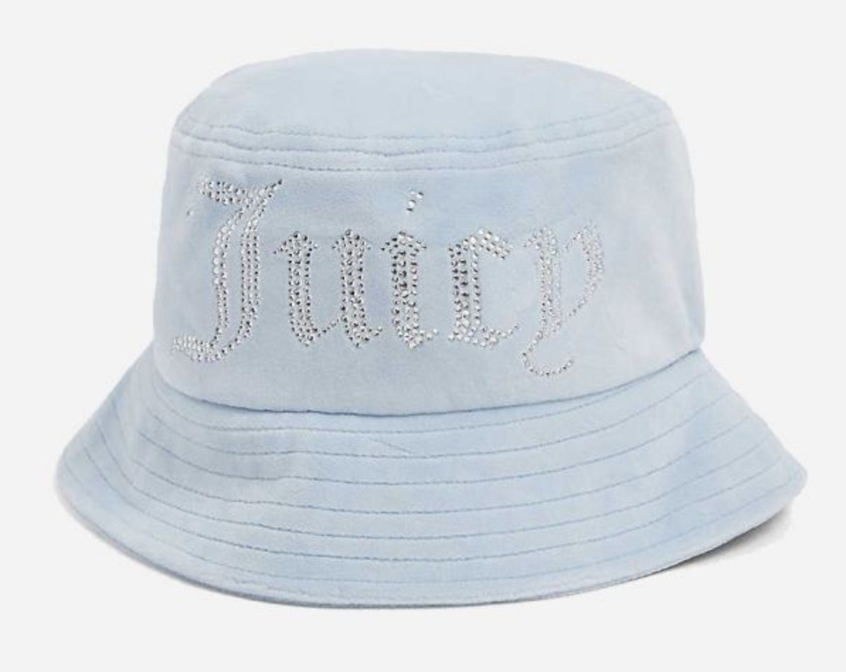 Juicy Couture Schlapphut VELOUR BUCKET with Diamonds