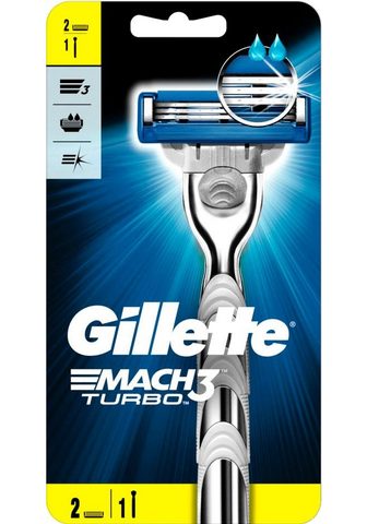 GILLETTE Nassrasierer "Mach3 Turbo" 3...