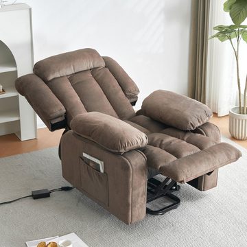 DOTMALL Massagesessel Fernsehsessel mit Liegefunktion Ruhesessel,Elektrischer Massagestuhl