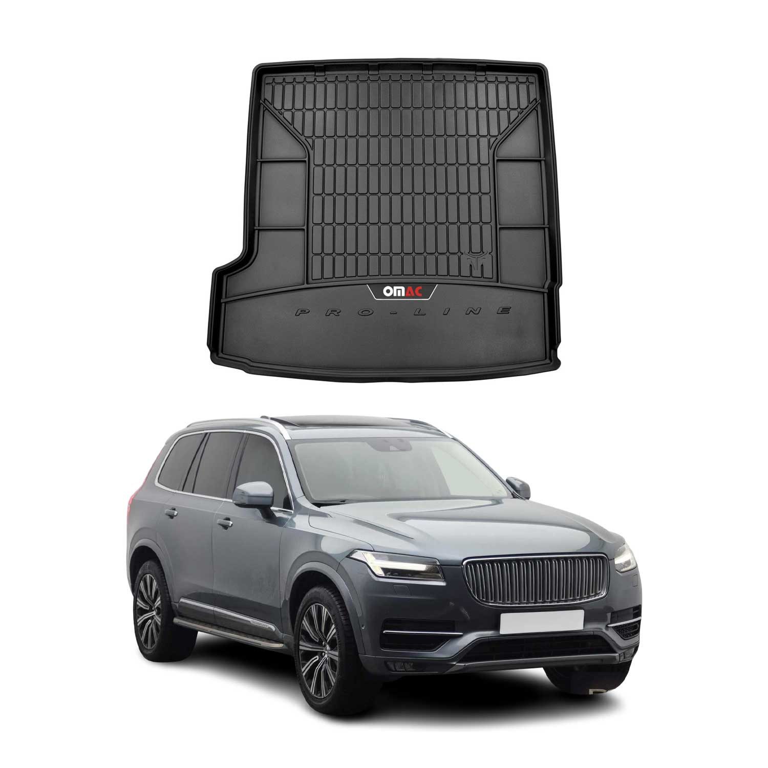 Kofferraummatte OMAC Kofferraumwanne für Volvo XC90 2014-2025 TPE Schwarz