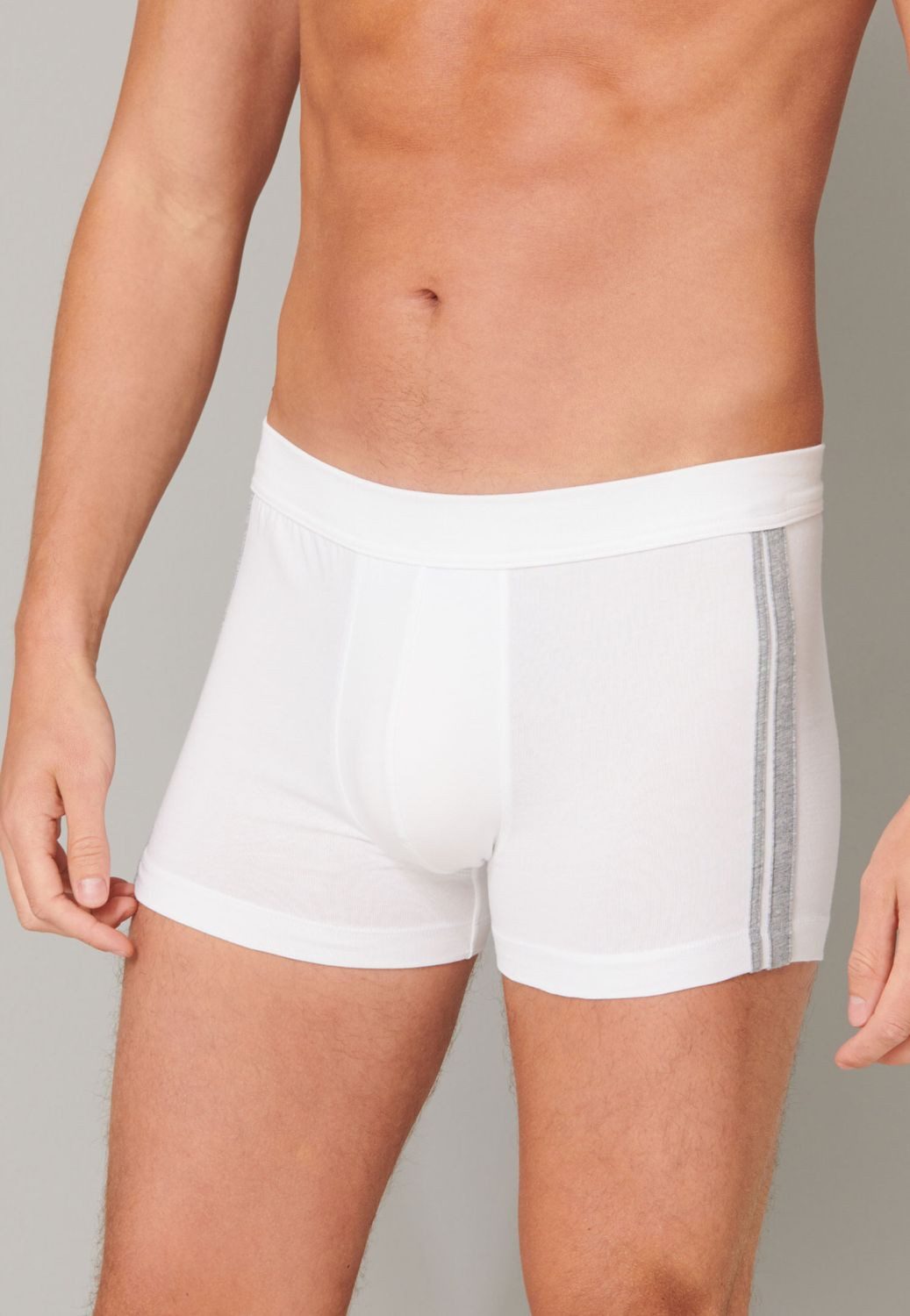 Schiesser Boxershorts Organic Cotton mit seitlichen Streifen
