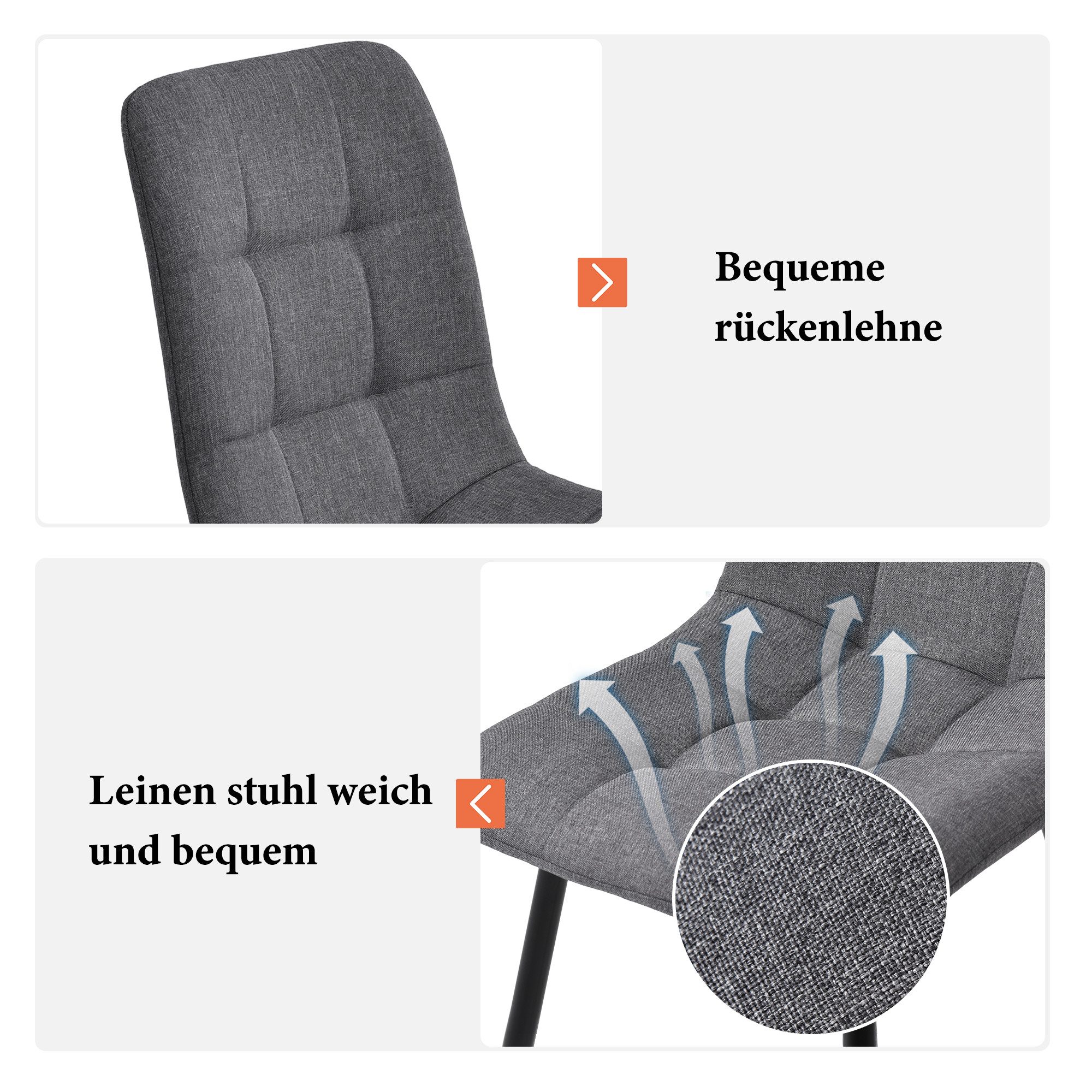 i@home Essgruppe Schwarz Esstisch mit 4 günstig online kaufen