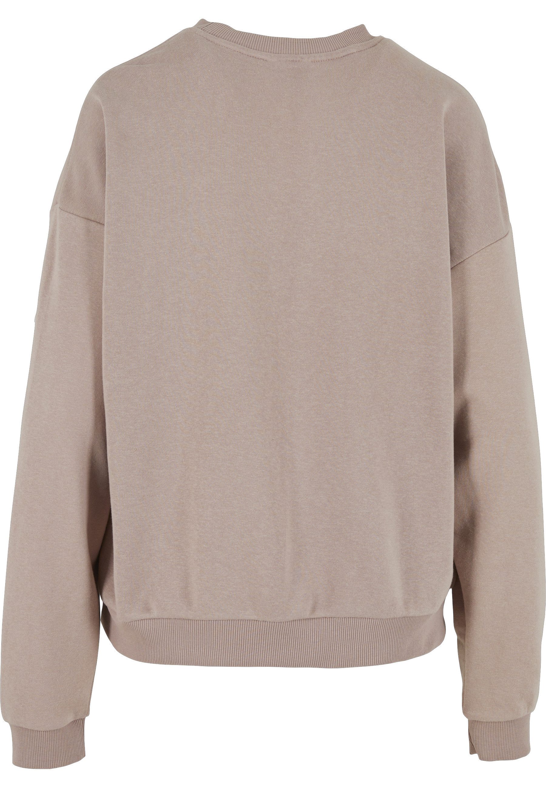 URBAN CLASSICS Sweater Urban Classics Damen Ladies Oversized Light Terry Crewneck