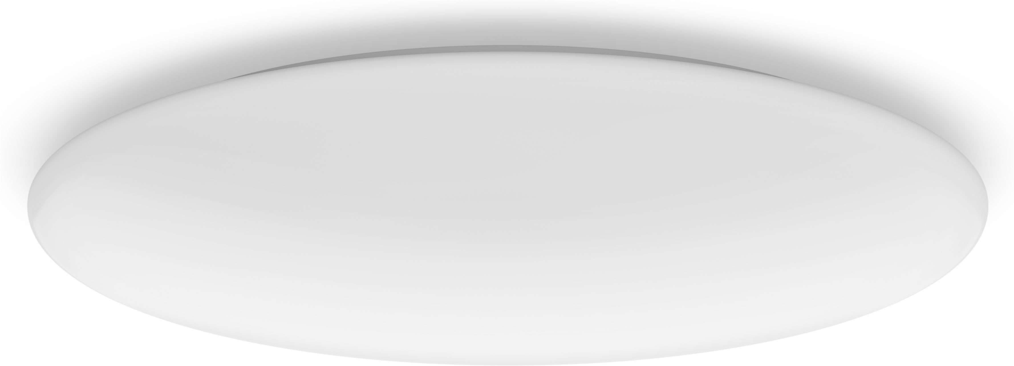 Philips LED Deckenleuchte Moire CL200 36W, 4000 Kelvin, 3800 Lumen, rund 49cm, weiss, LED fest integriert, Neutralweiß