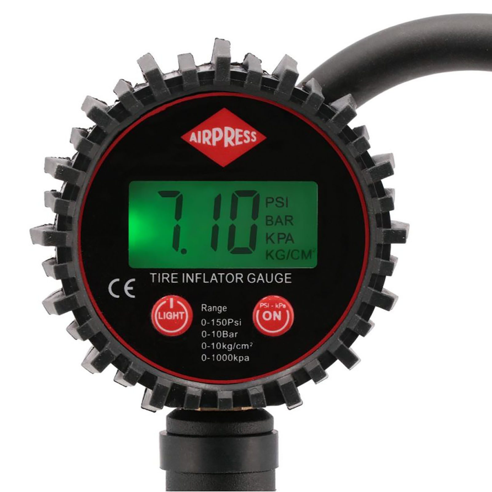 Airpress Druckluft-Schlagschrauber Digitale Airpress® Reifendruckpistole 10 bar Typ 42064