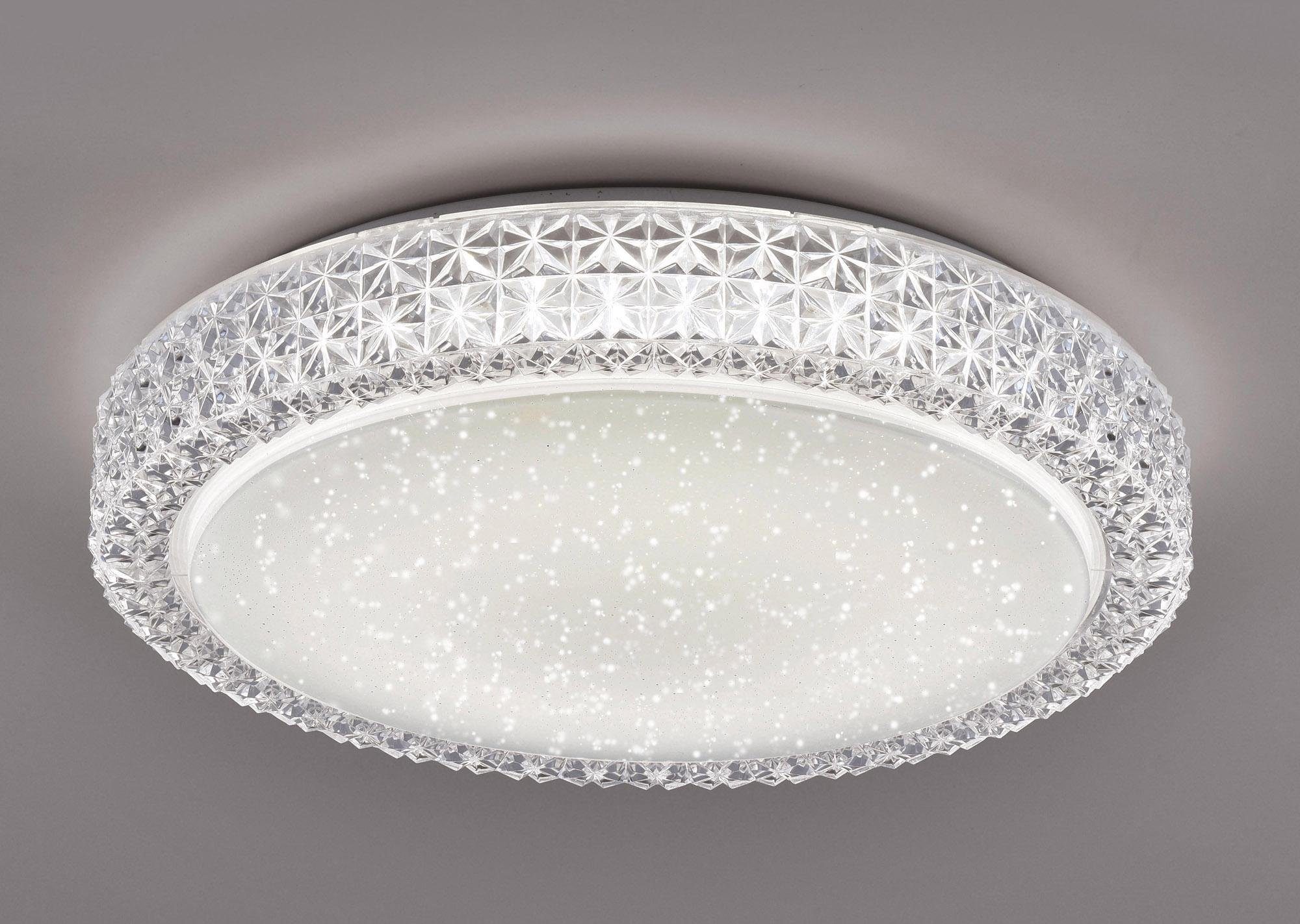 JUST LIGHT Deckenleuchte FRIDA, Memory, nach Trennung vom Netz, LED fest integriert, Neutralweiß, Tageslichtweiß, warmweiß - kaltweiß, LED, CCT-tunable white, Serienschalter, Memory, nach Trennung vom Netz