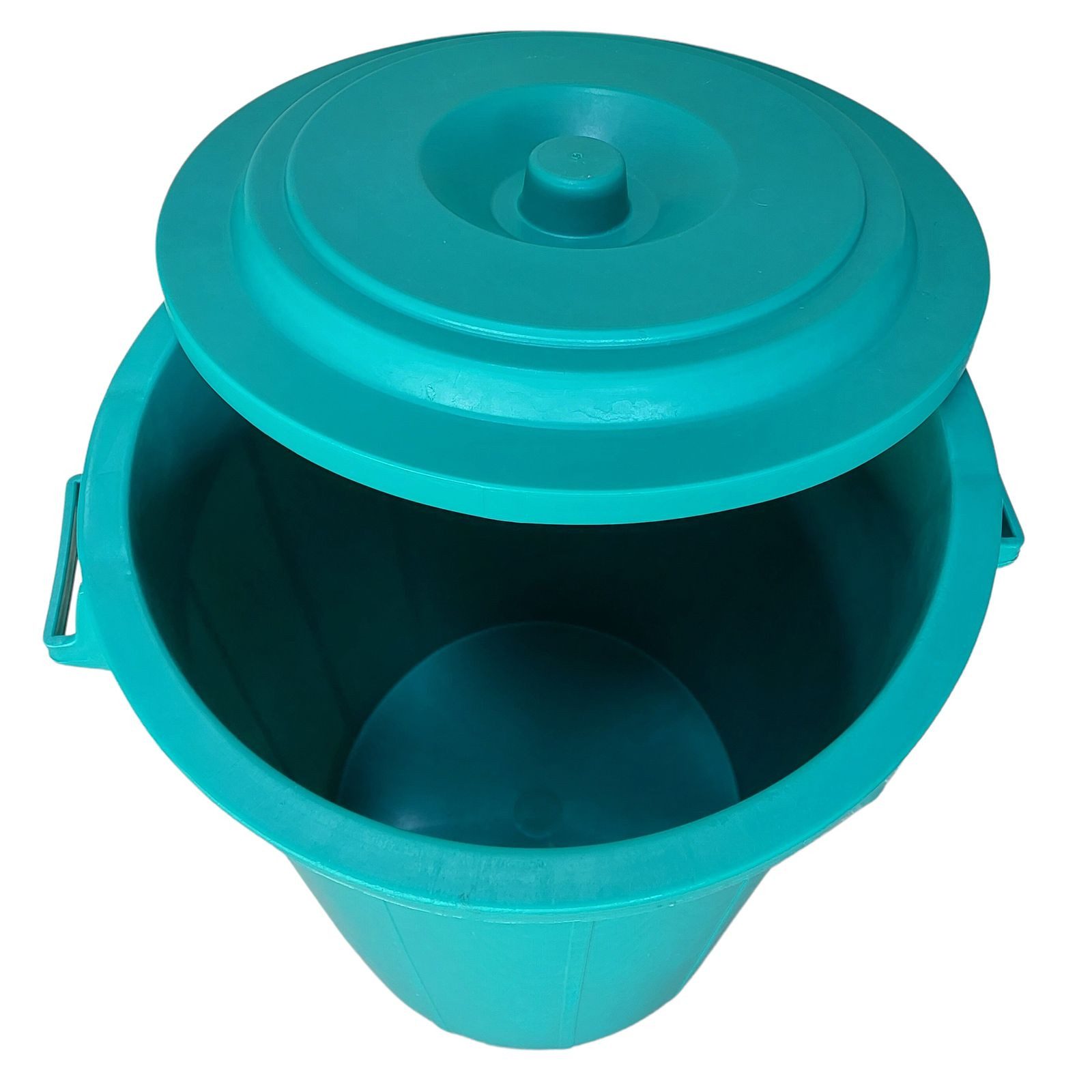 BURI Regentonne Universaltonne 70L Grün mit Deckel Regentonne Abfallbehälter Tonne – Bild 4 von 4