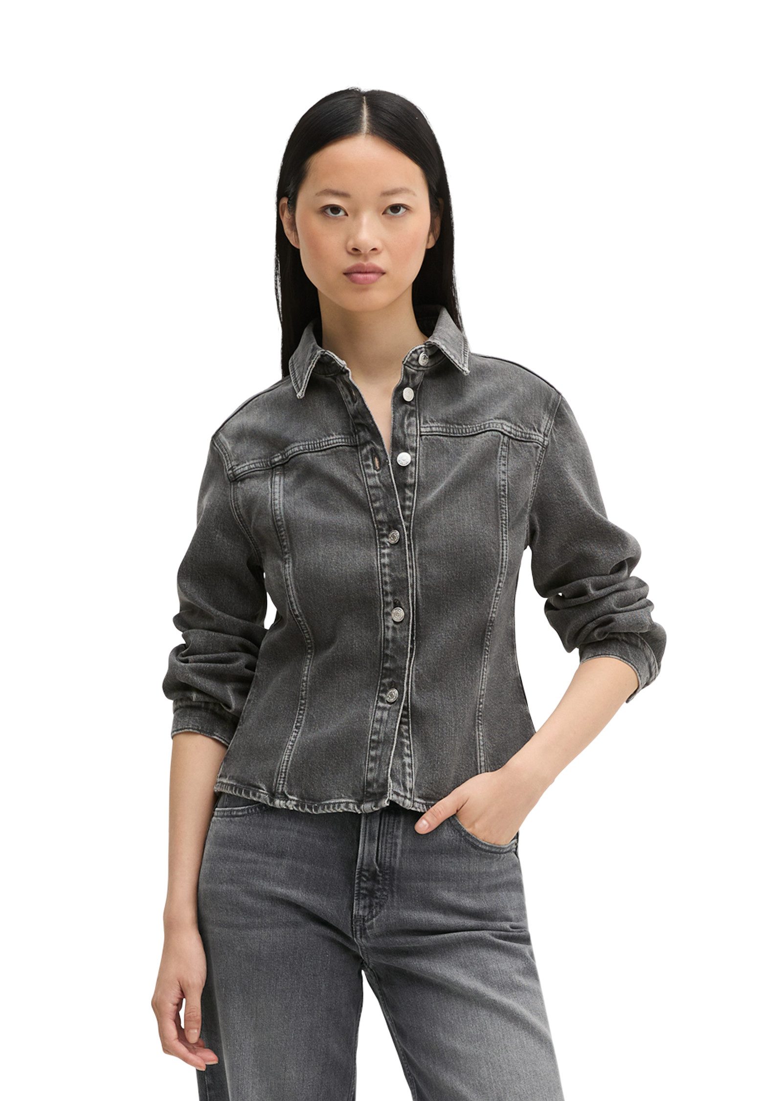 Marc O'Polo Jeansbluse mit CIRCULOSE®
