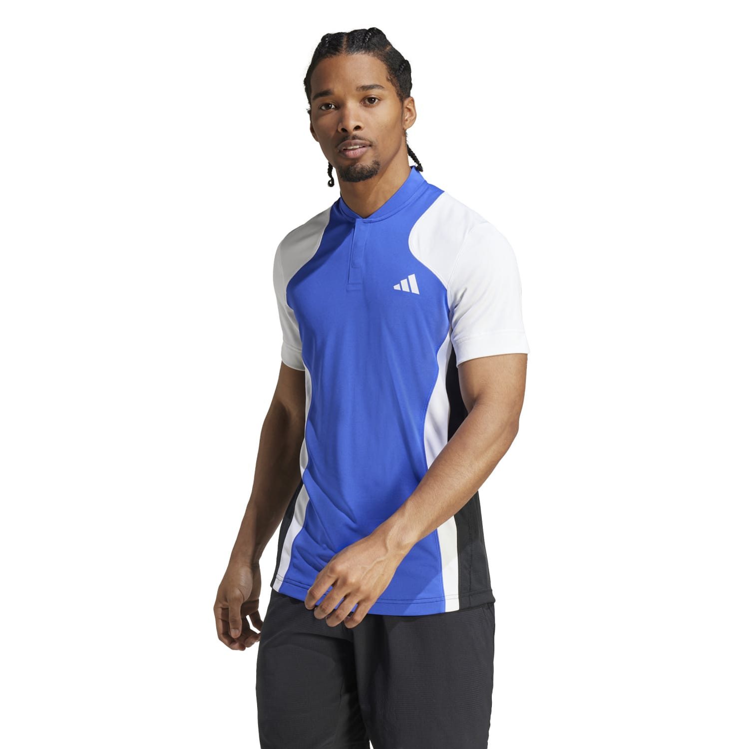 Poloshirt Pro FreeLift Heat.Rdy 2024 blau/weiss/schwarz Herren