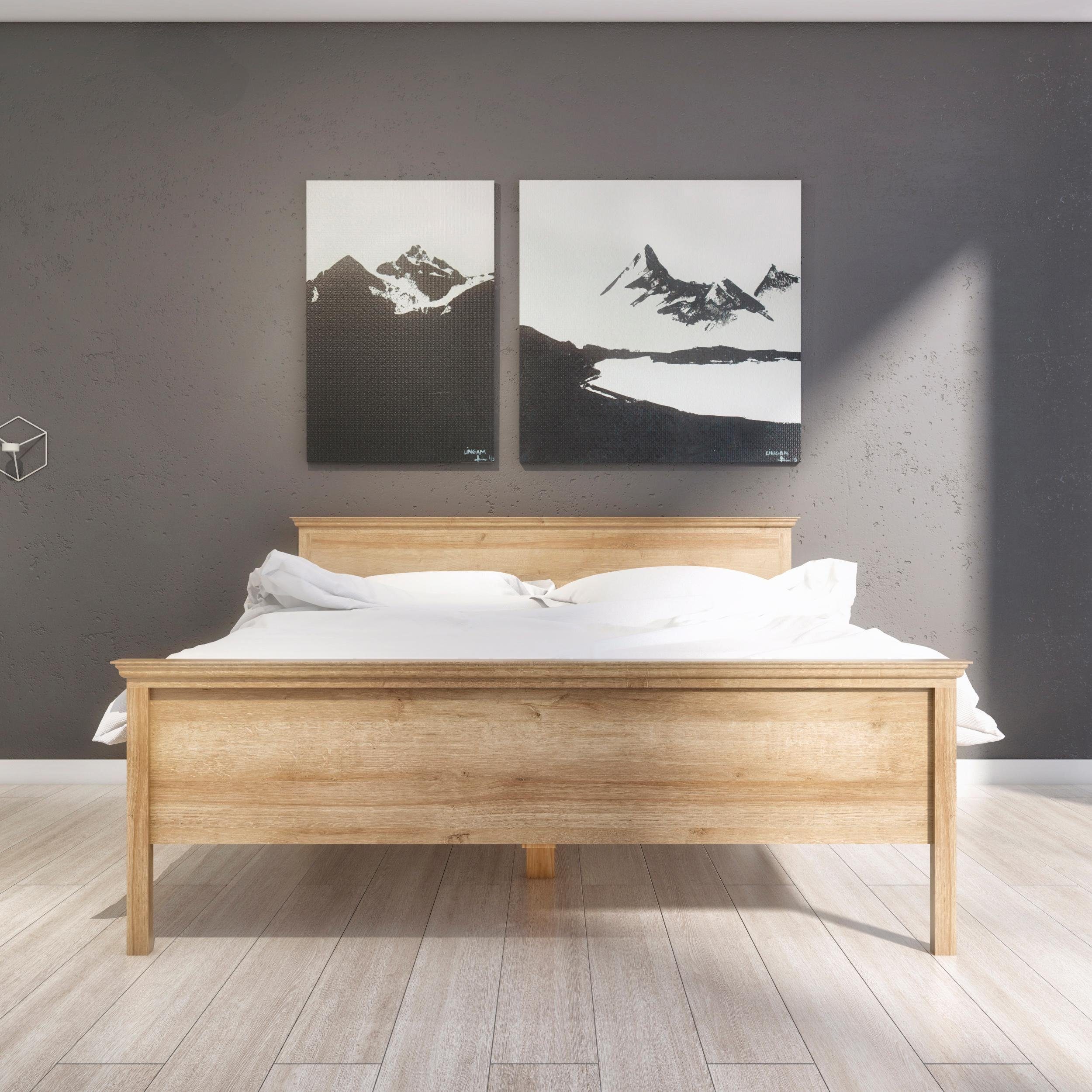 Home affaire Bett »Silkeborg« aus Eichenholz, in 2 ...