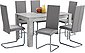 Homexperts Essgruppe »Nitro«, (Set, 7-tlg), Tisch - Breite 140 cm + 6 Stühle, Bild 1