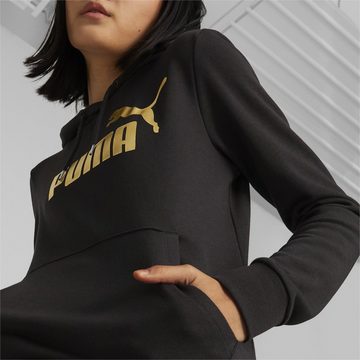 PUMA Hoodie Essentials+ Metallic Logo Hoodie Damen