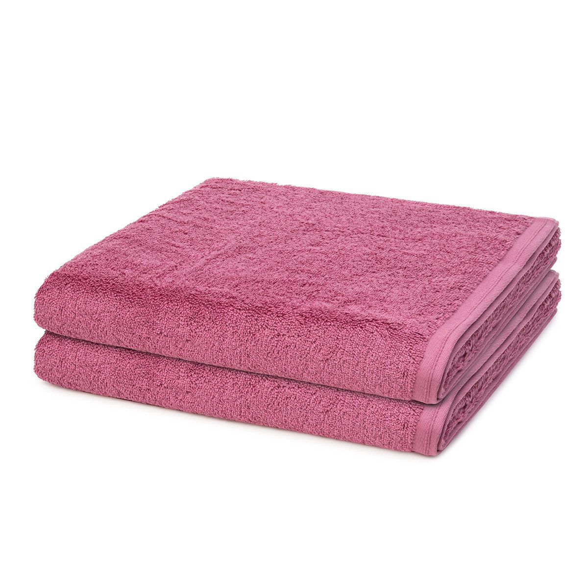 Vossen Handtuch Set Vegan Life, Frottee (Spar-Set, 2-St), 2 X Duschtuch im Set - Baumwolle - Saugstark