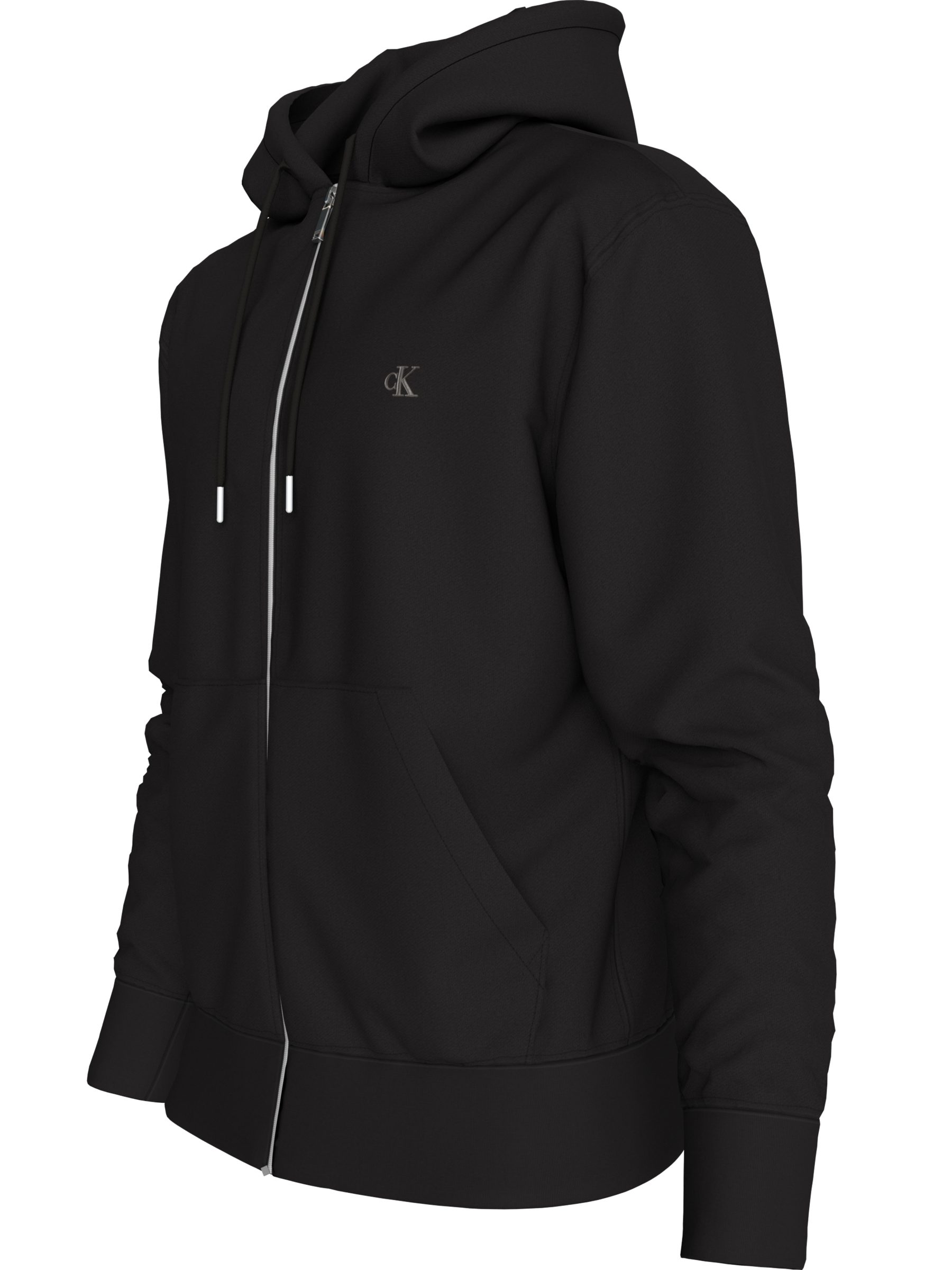 Calvin Klein Jeans Kapuzensweatshirt LS EU 350TERRY MONOGRAM FZ HOODI Mit Rundhalsausschnitt, regular fit