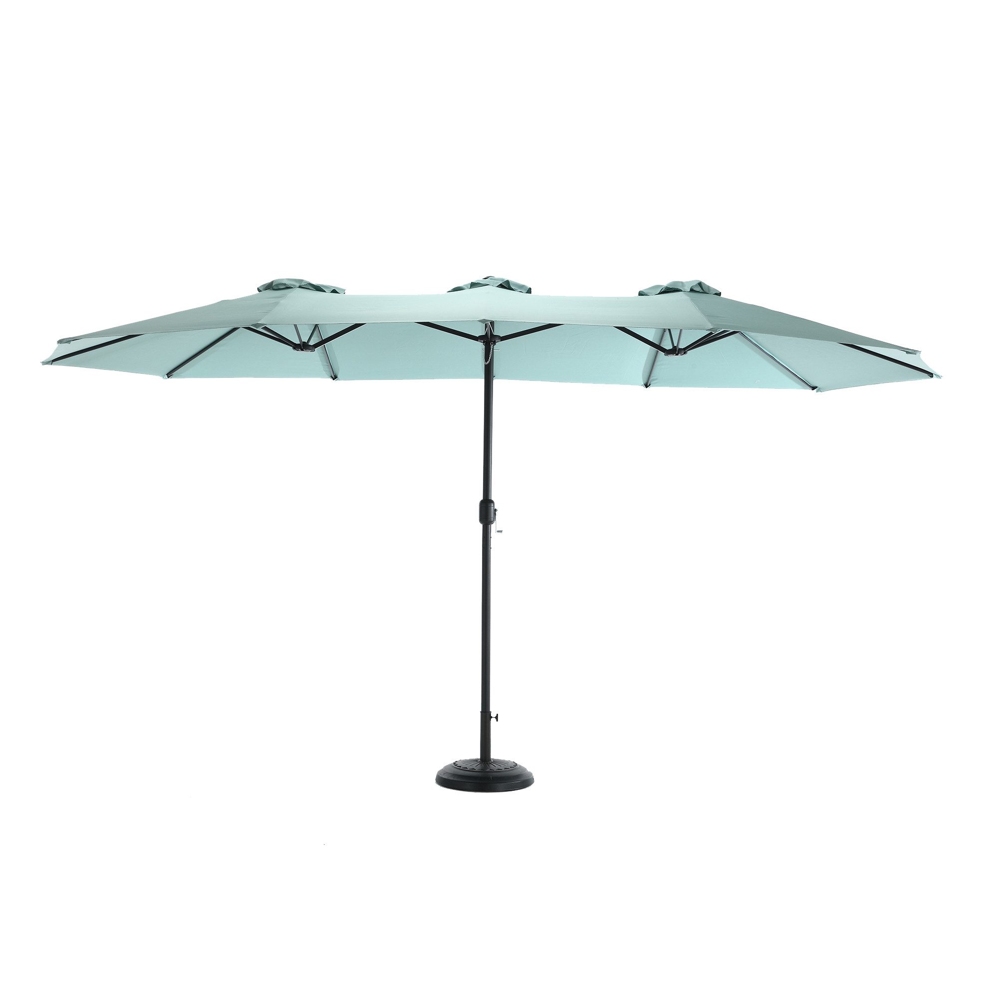 Sonnenschirm Gartenschirm Ampelschirm Balkonschirm mit Kurbel, 453× 267 cm(L × B)