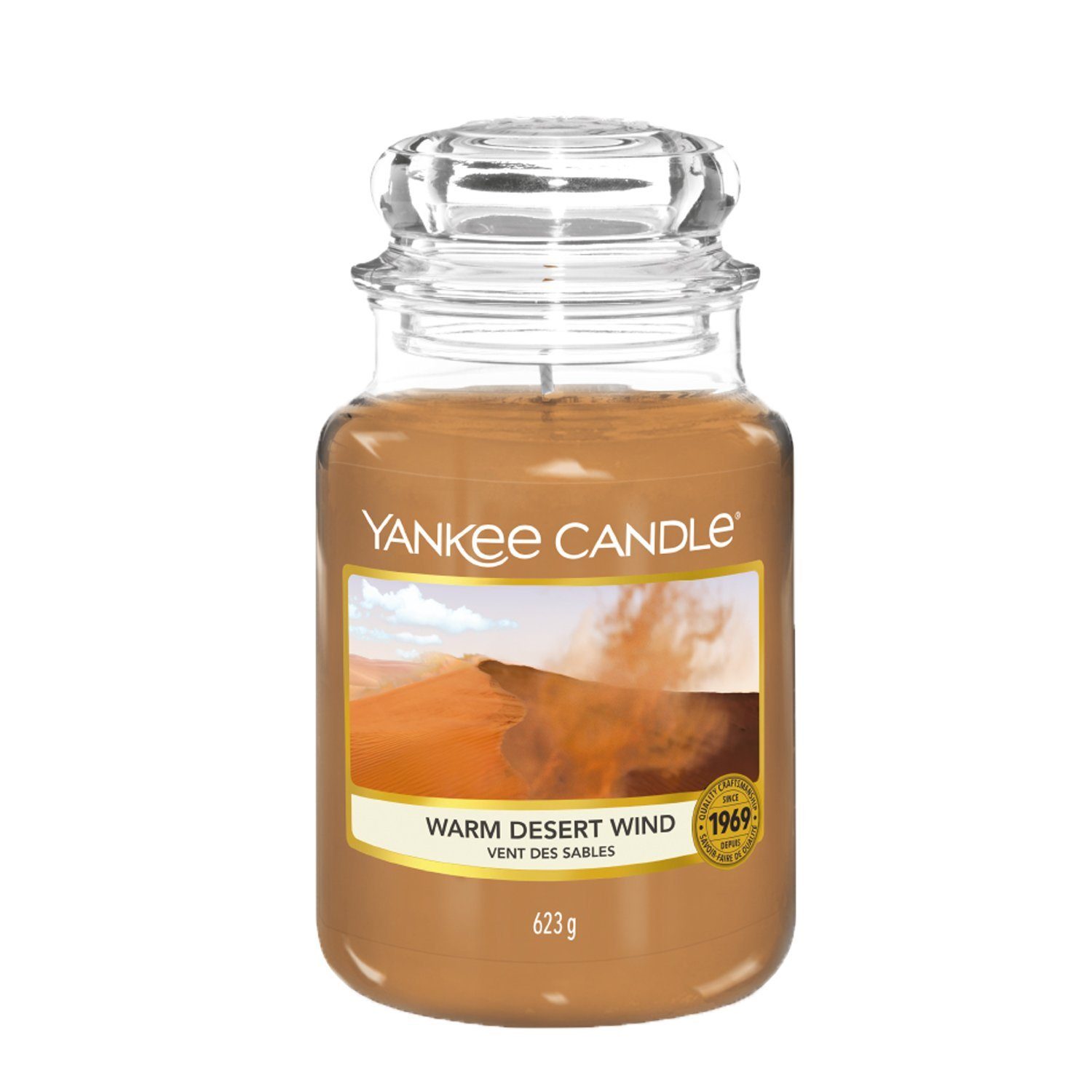 Yankee Candle Duftkerze »Yankee Candle Warm Desert Wind Duftkerze Groß Glas Brenndauer bis zu 150 Stunden«