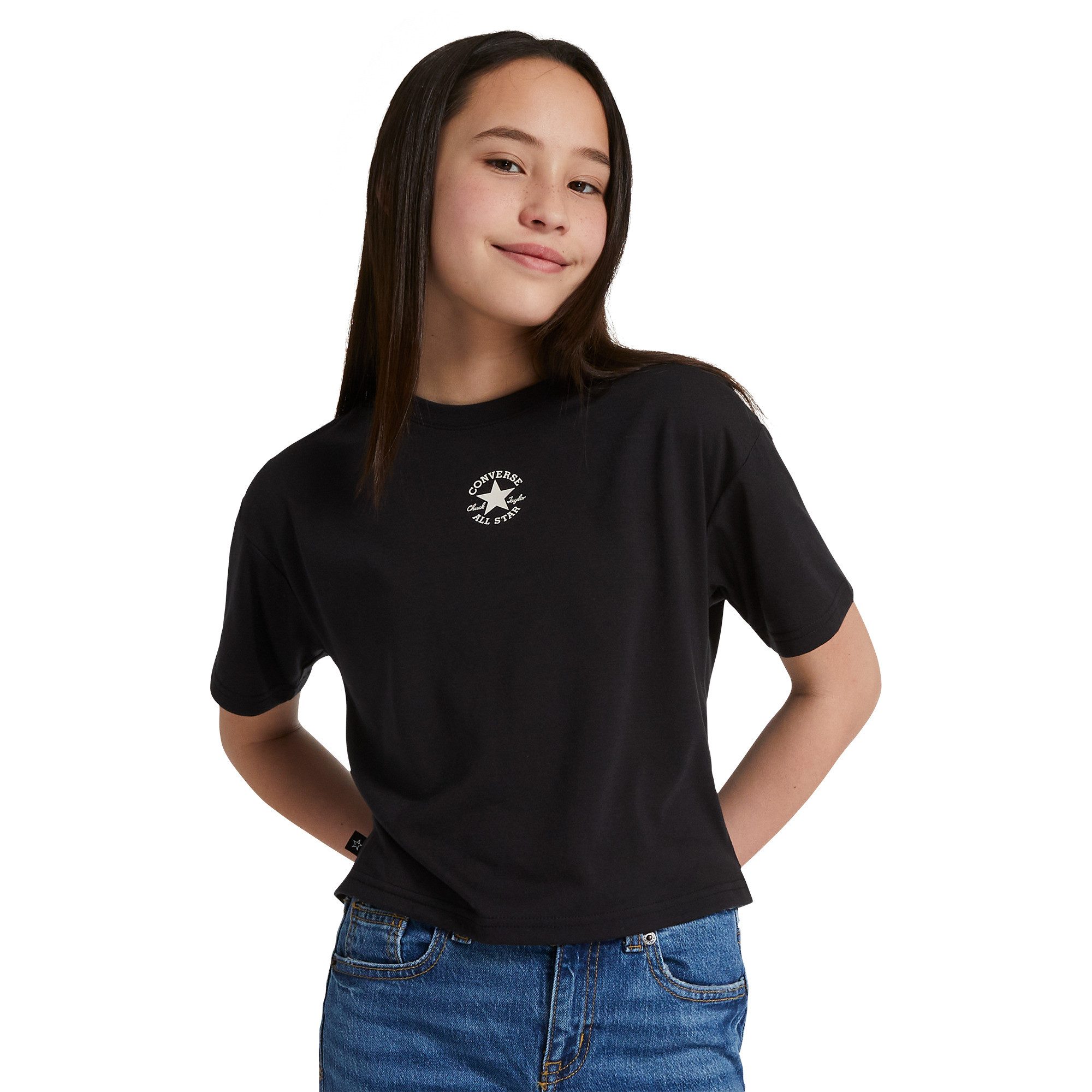 Converse T-Shirt CHUCK PATCH BOXY T-SHIRT - für Kinder