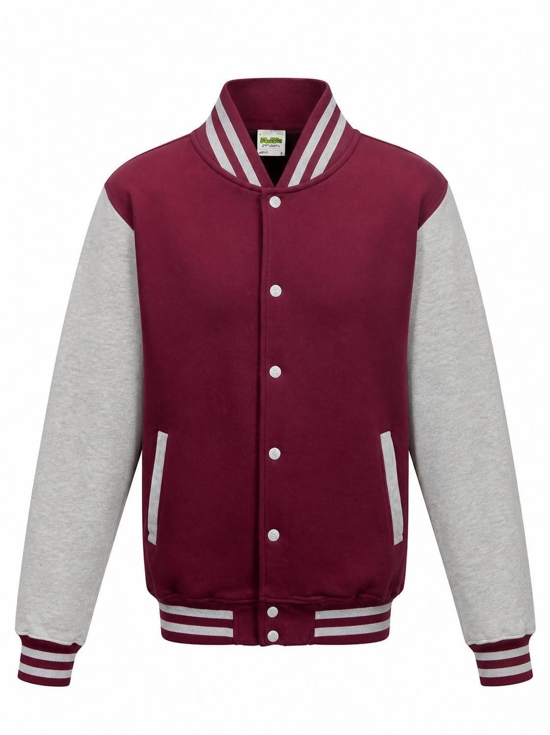 Just Hoods Sweatjacke Varsity Jacket / College Jacke