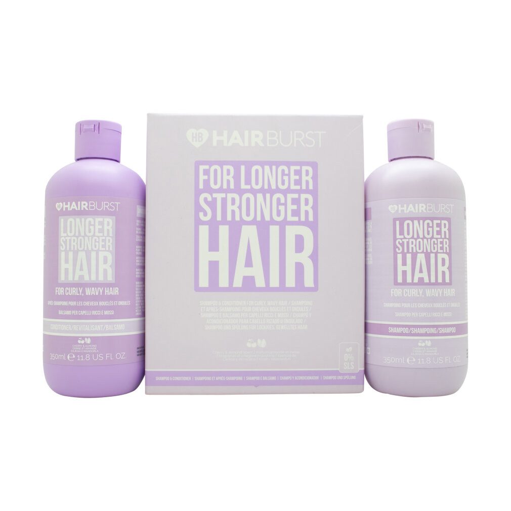 Hairburst Haarshampoo Curly and Wavy Hair Bundle - Shampoo 350ml + Conditioner 350ml