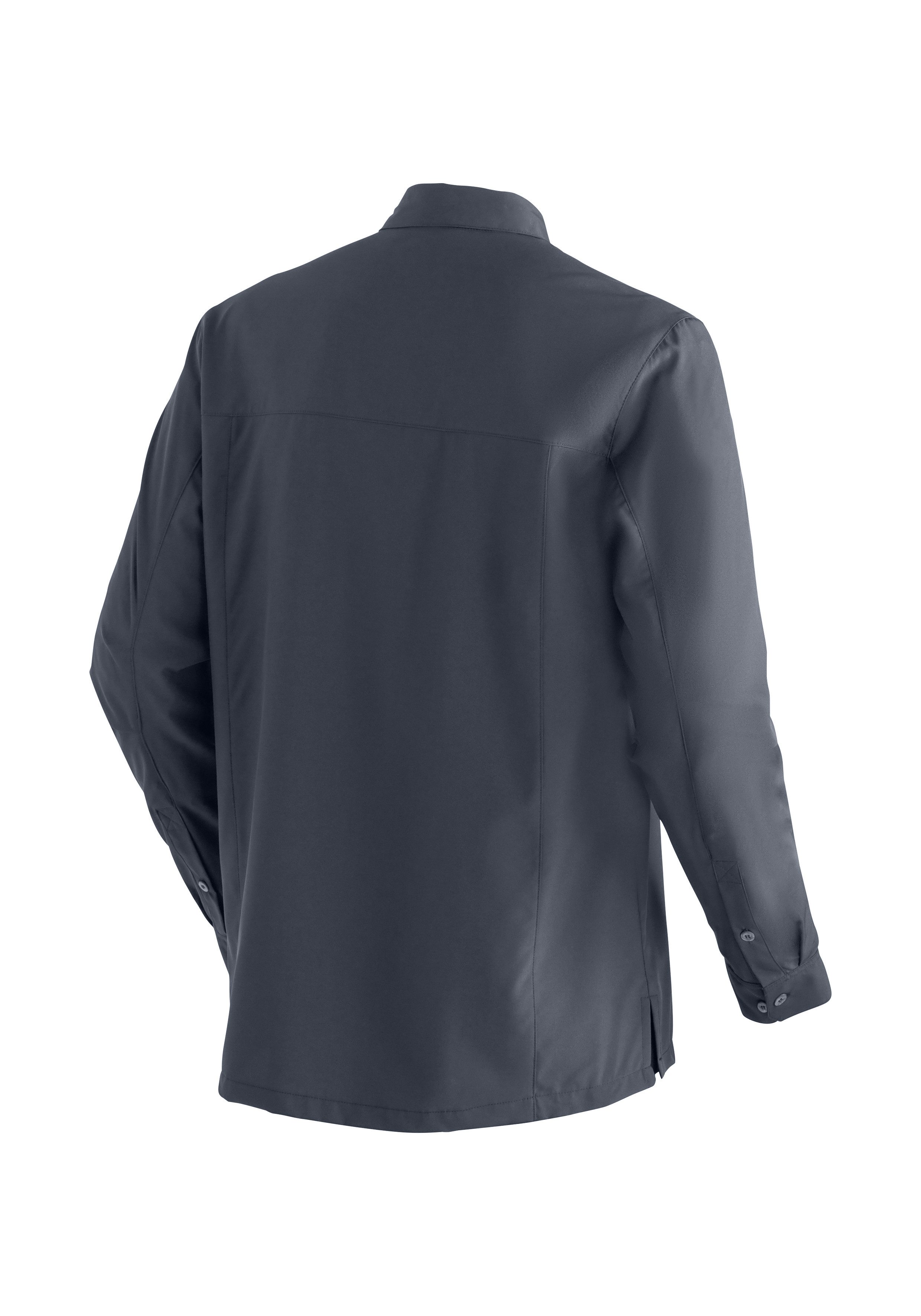 Maier Sports Funktionshemd Magos L/S M Herren Hemd langarm, leichtes Freizeithemd, Langarmhemd, Körperbetont