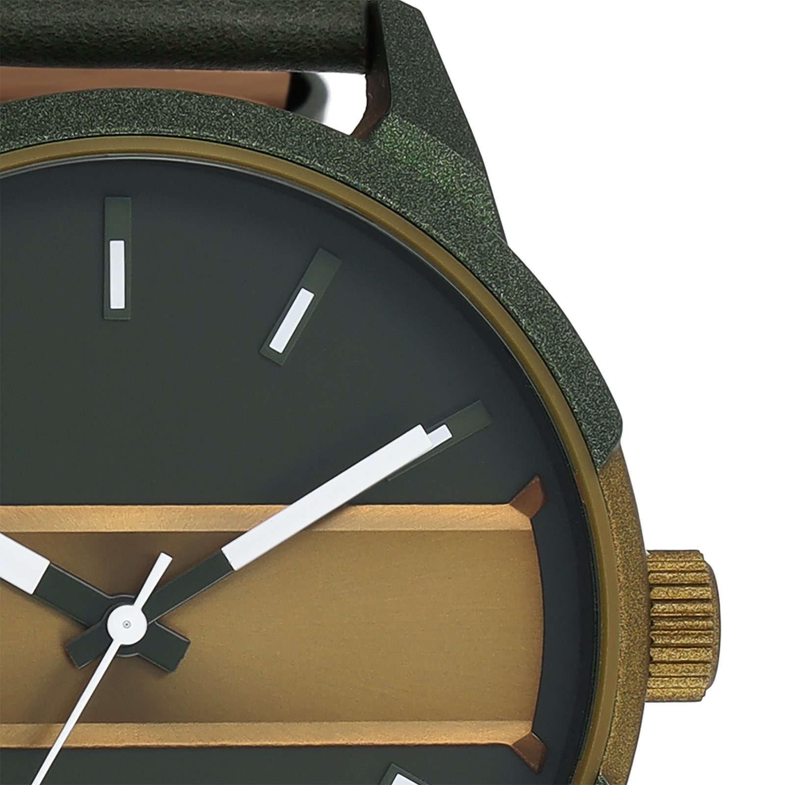 OOZOO Quarzuhr Oozoo Herren Armbanduhr Timepieces Analog, (Analoguhr), Herrenuhr rund, extra groß (ca. 48mm) Lederarmband, Fashion-Style