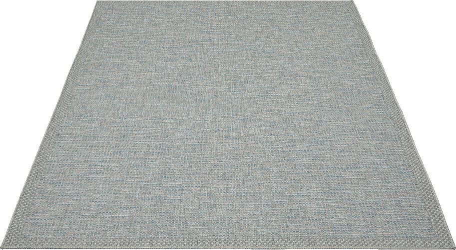 Teppich wa 22572, merinos, rechteckig, Höhe: 10 mm türkis | Kurzflor-Teppiche