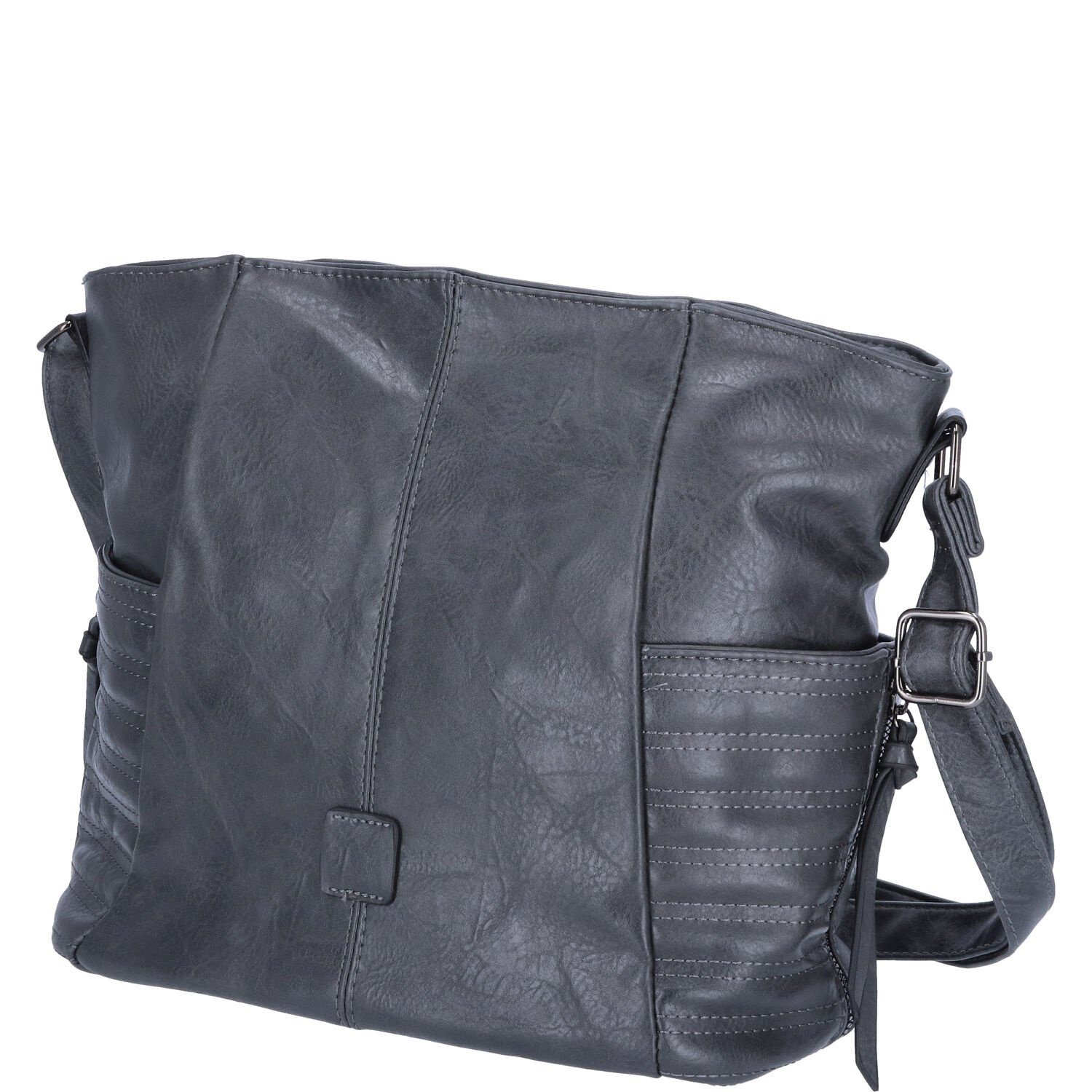 Antonio Umhängetasche Antonio Damen Handtasche grau günstig online kaufen
