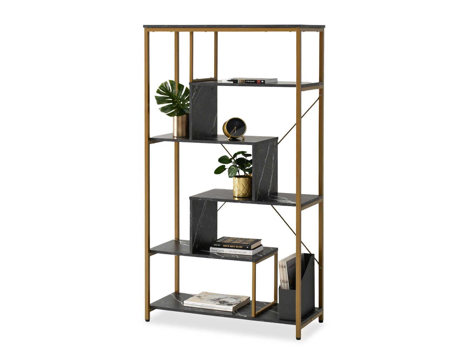 Compleo Bücherregal Industriell multifunktional HARPI, Breite: 84 cm