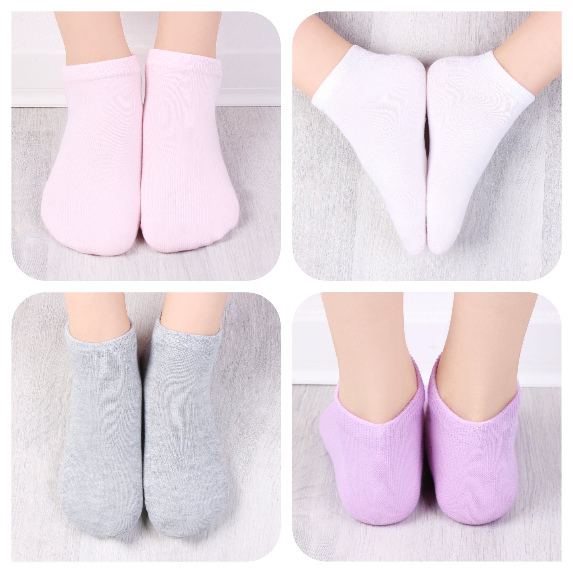 Socken (Beutel, 2118-2810 2805 10/12-Paar) L&K-II Kurzsocken Baumwolle aus Mädchen
